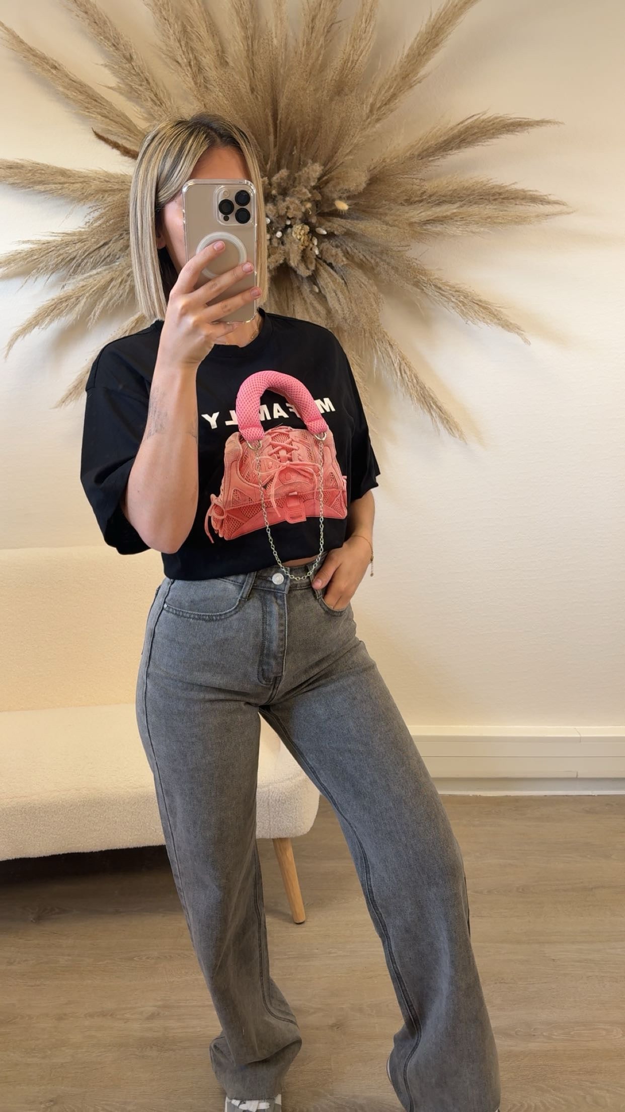 T-shirt sac noir
