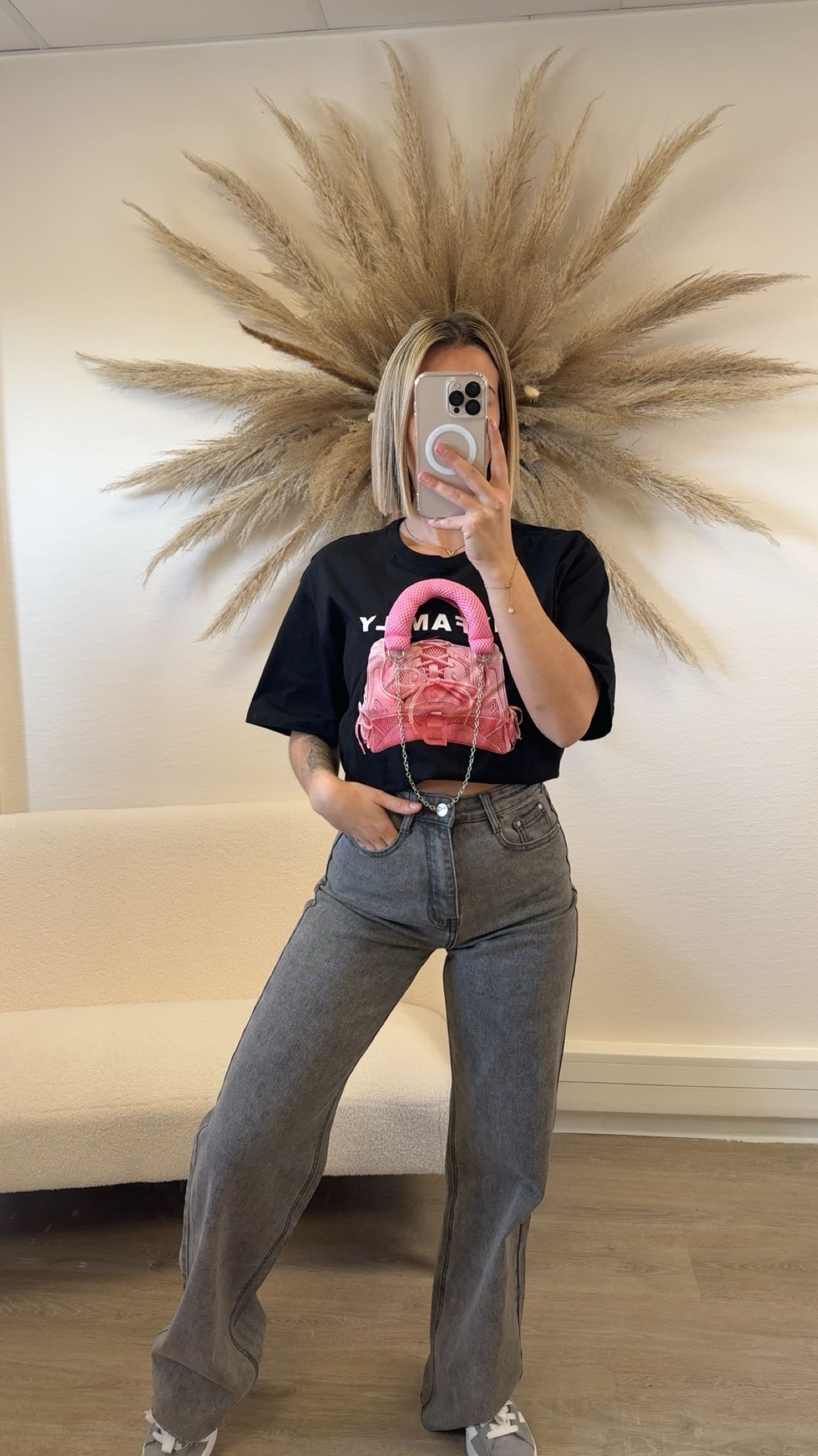 T-shirt sac noir