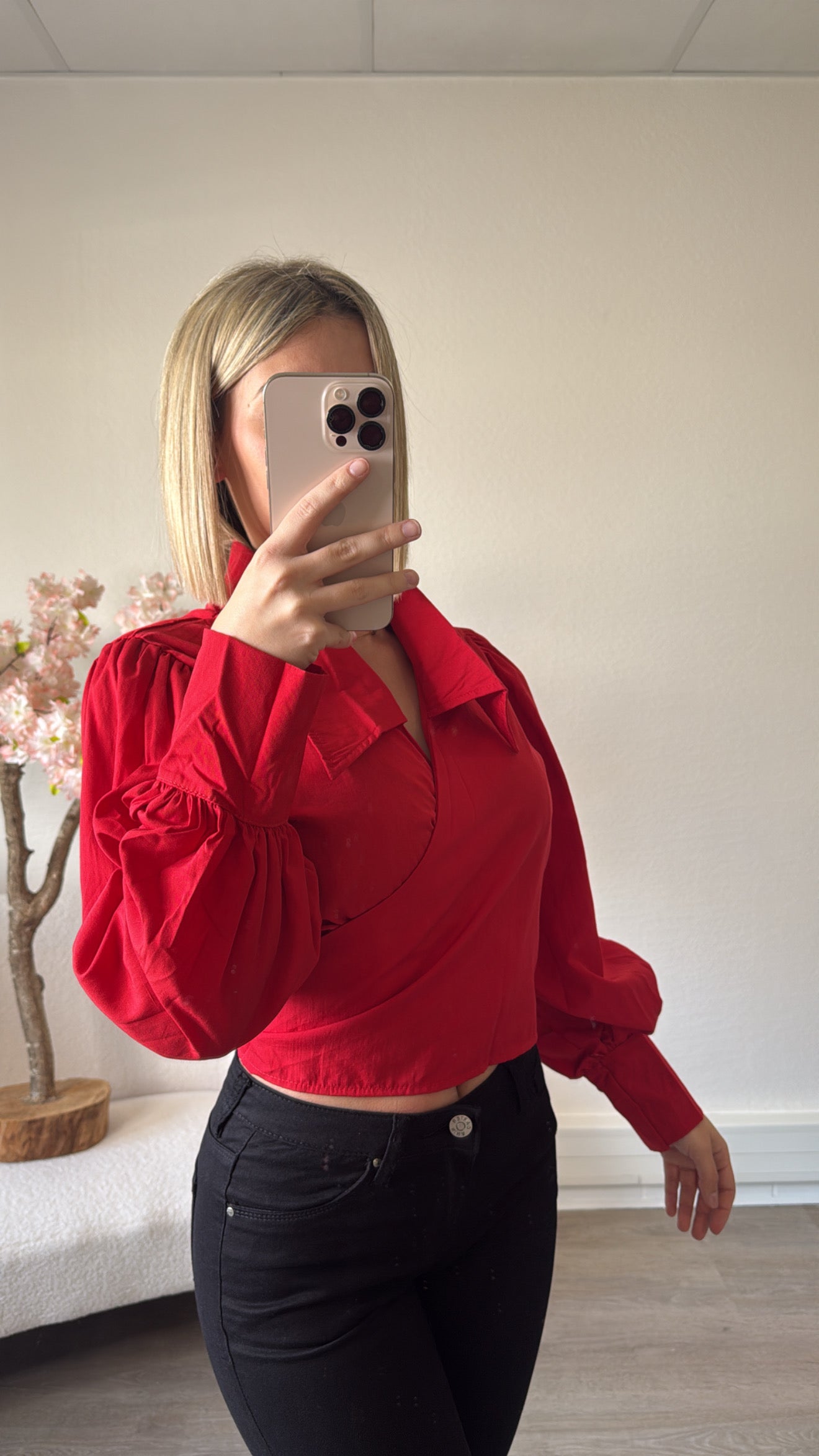 Chemise lou rouge