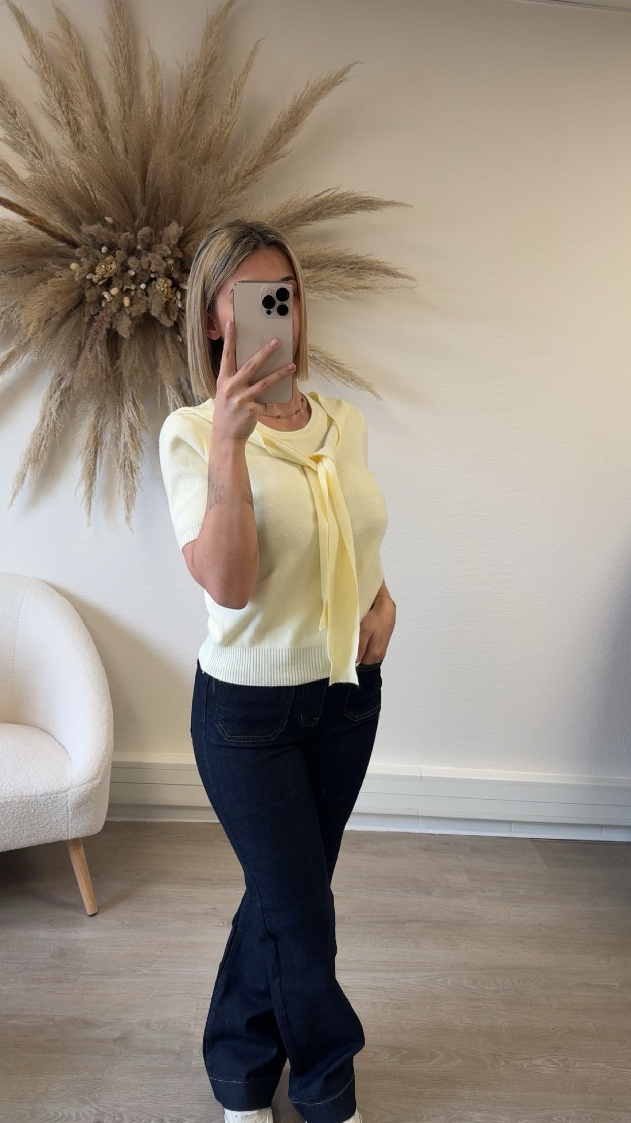Haut Mathilde jaune