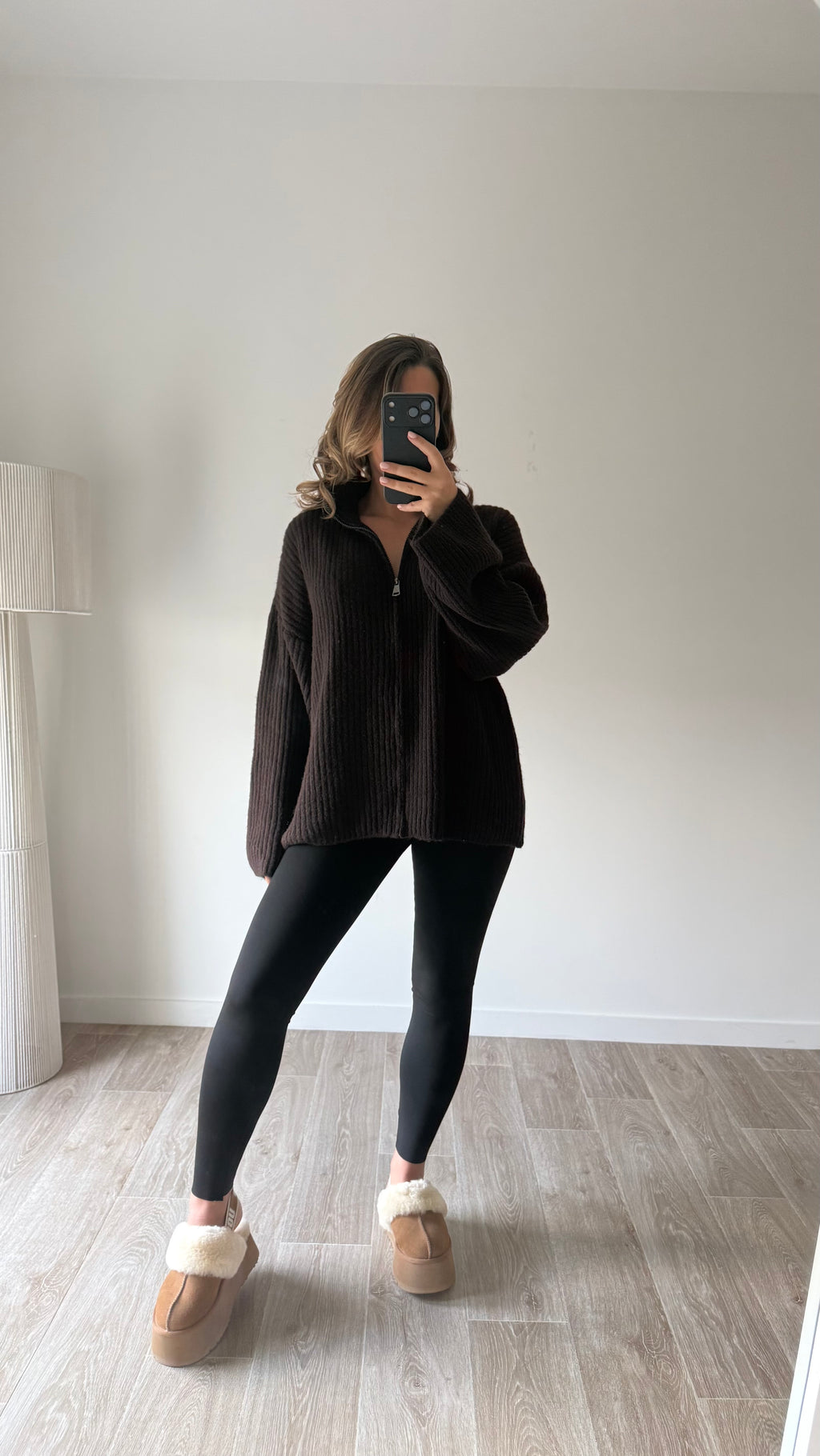 Gilet Romy marron