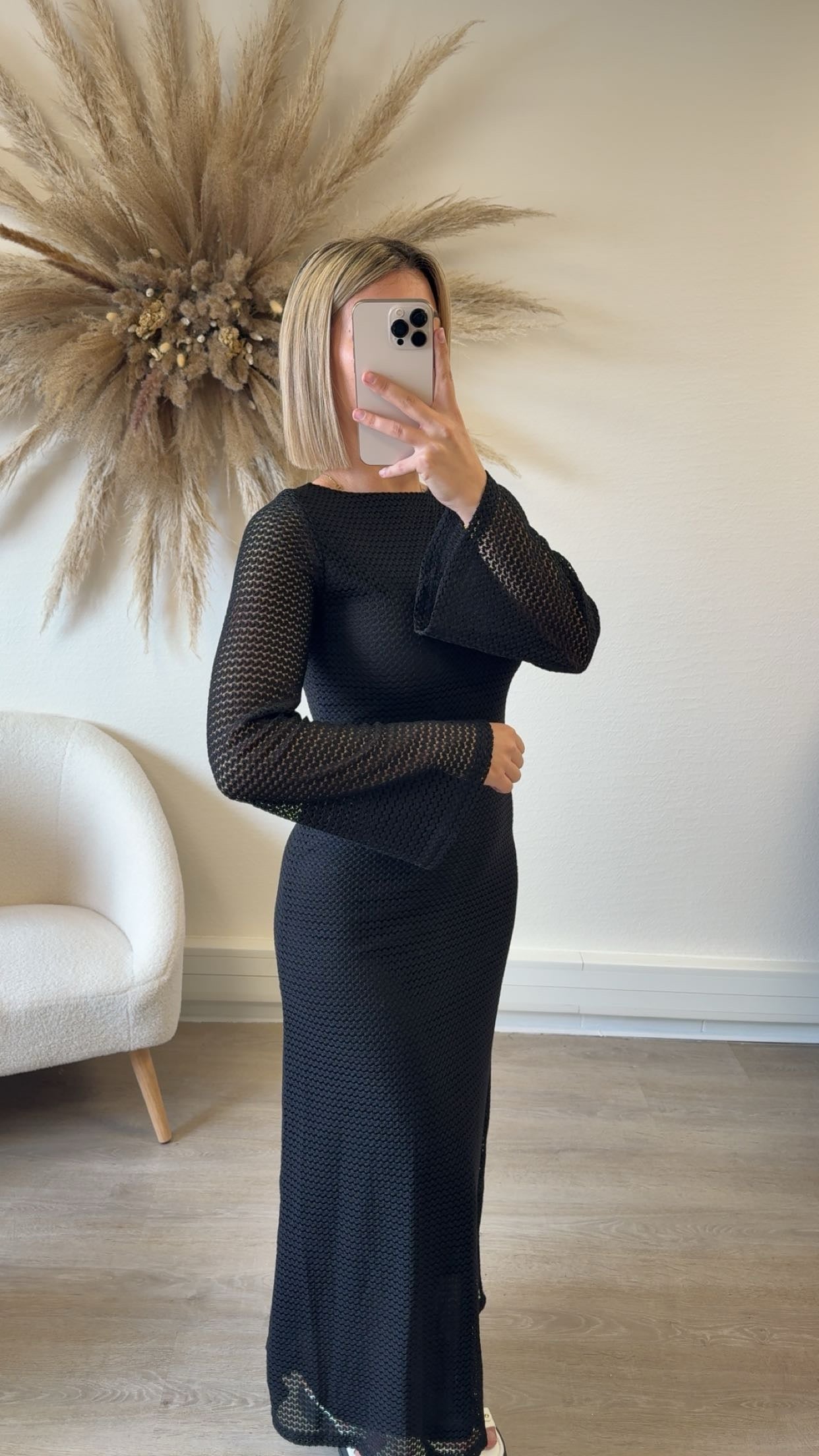 Robe longue noir