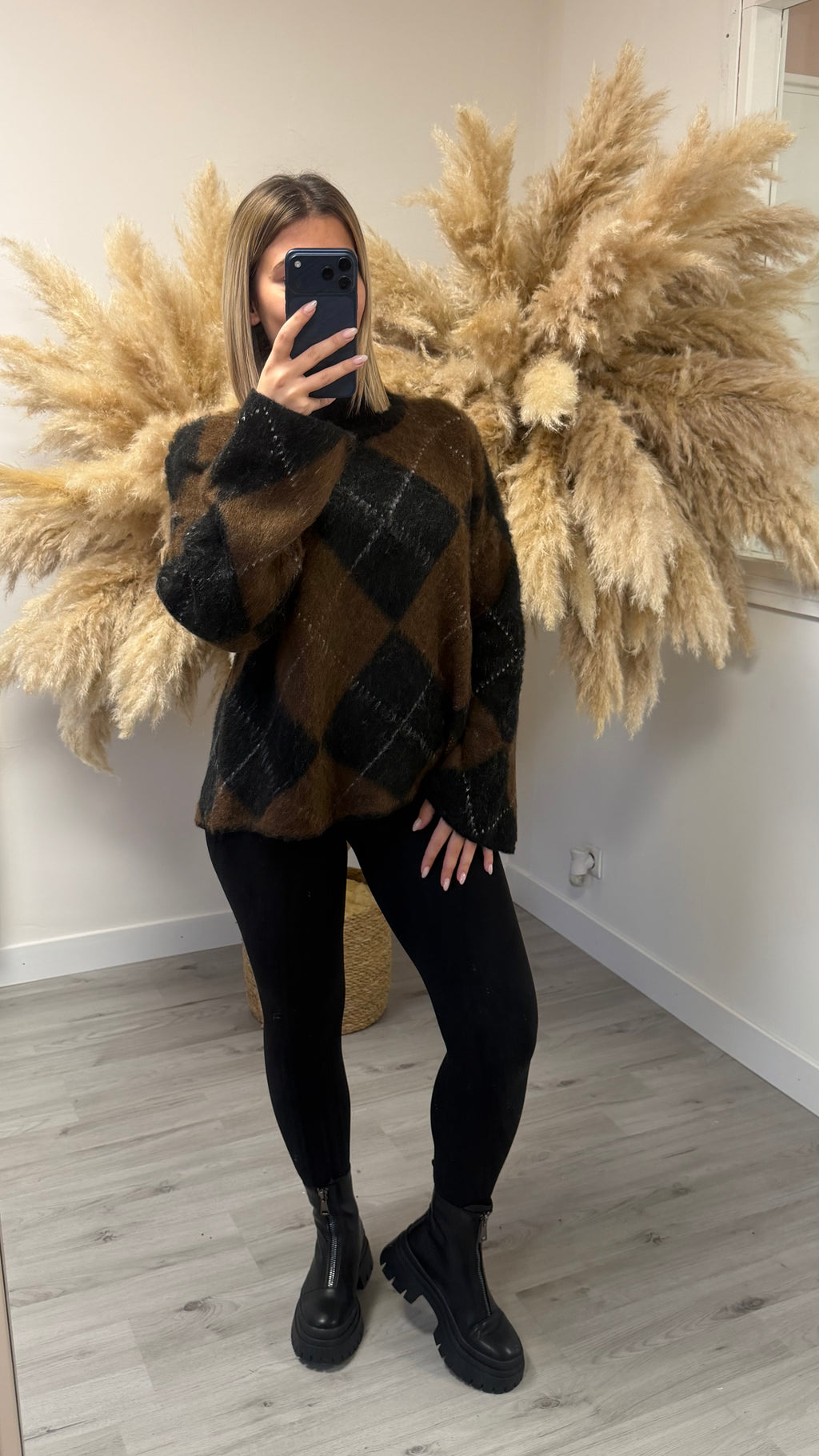 Pull Anissa marron
