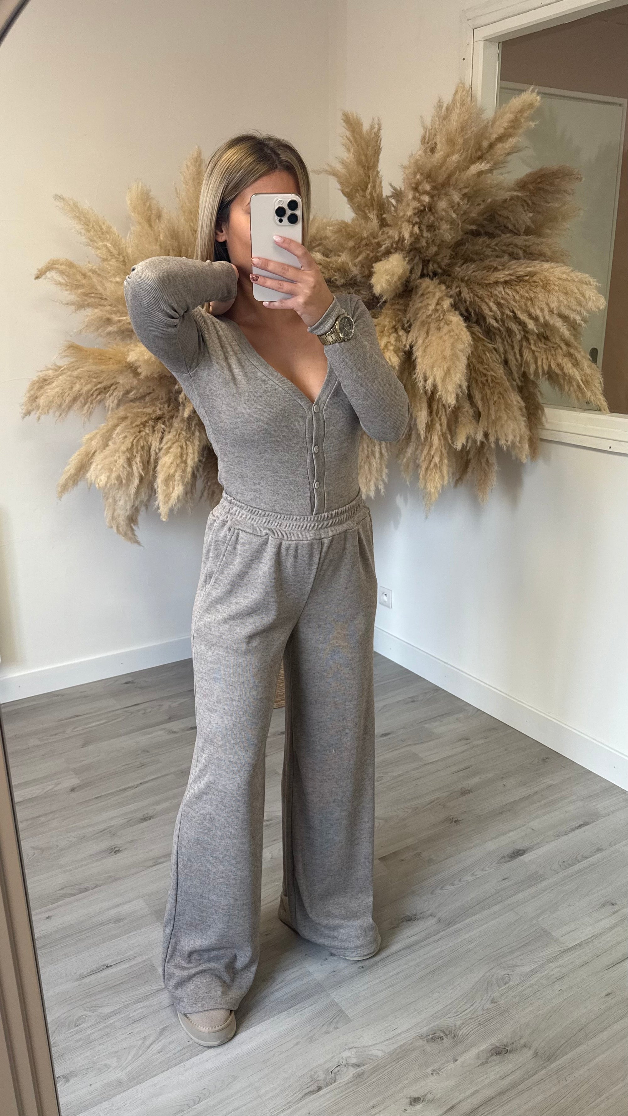 Ensemble chouchou taupe