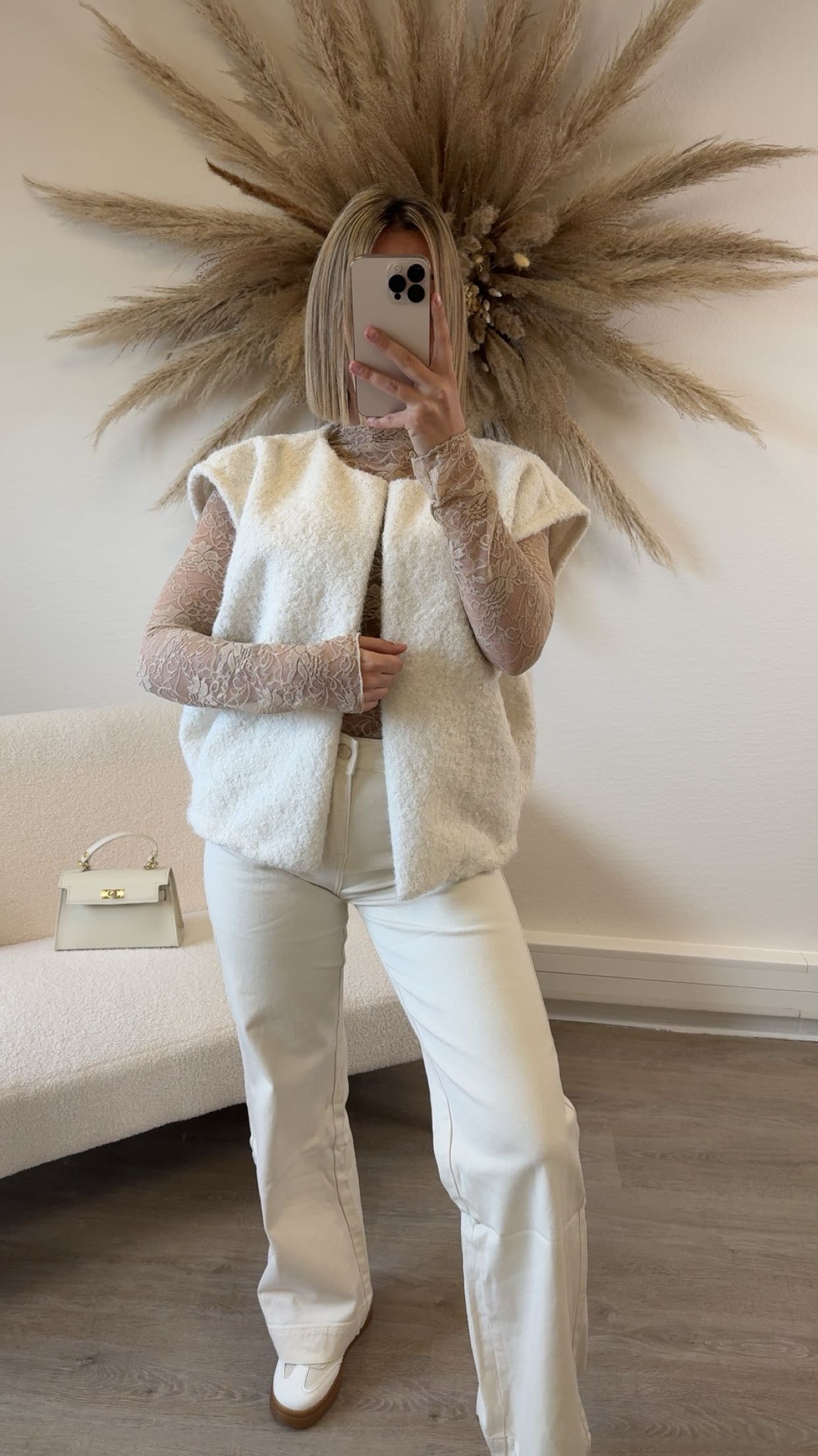 Gilet sans manche blanc