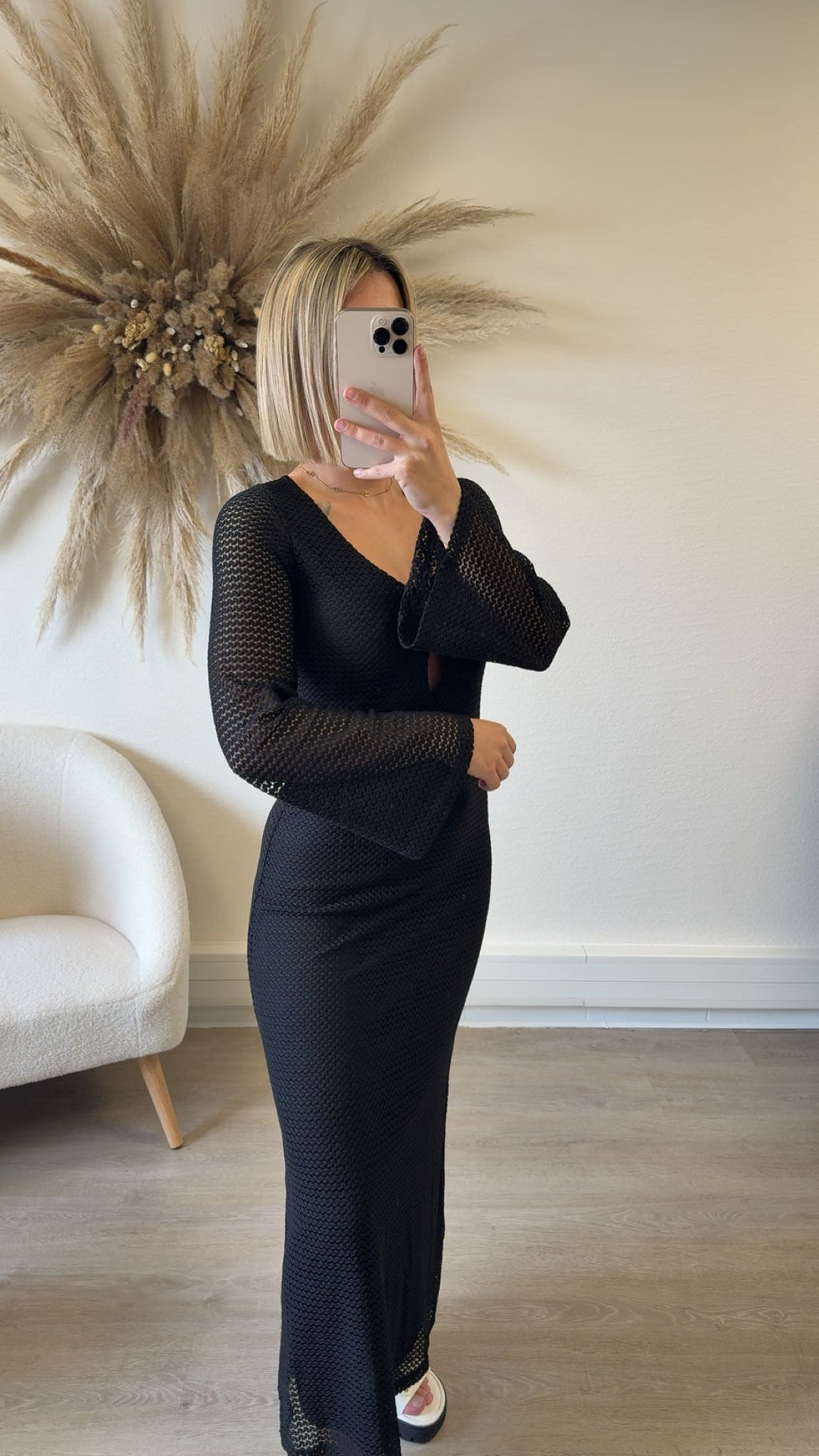 Robe longue noir