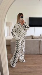 Ensemble pois blanc