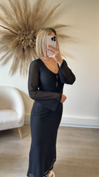 Robe longue noir
