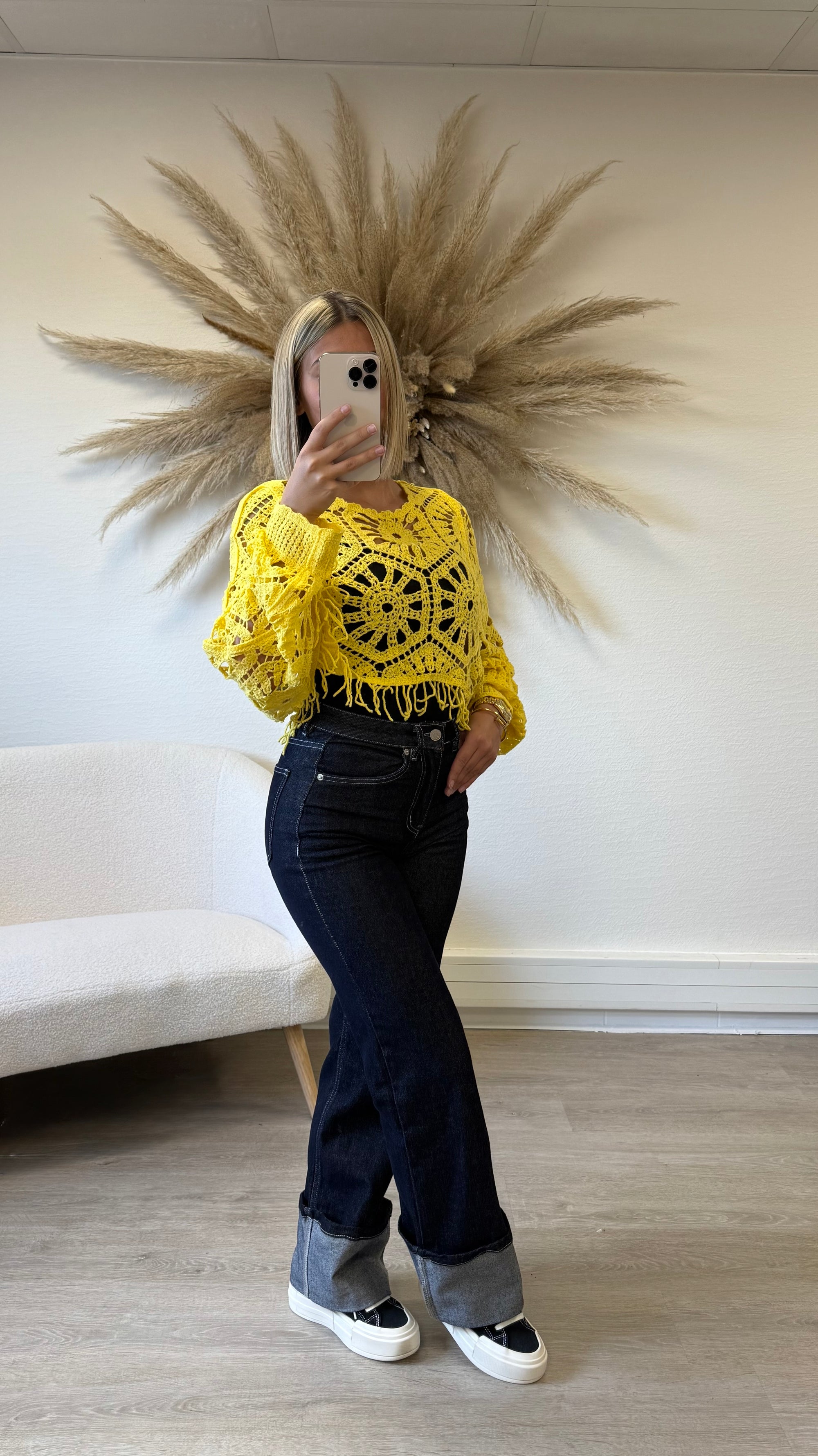 Poncho jaune