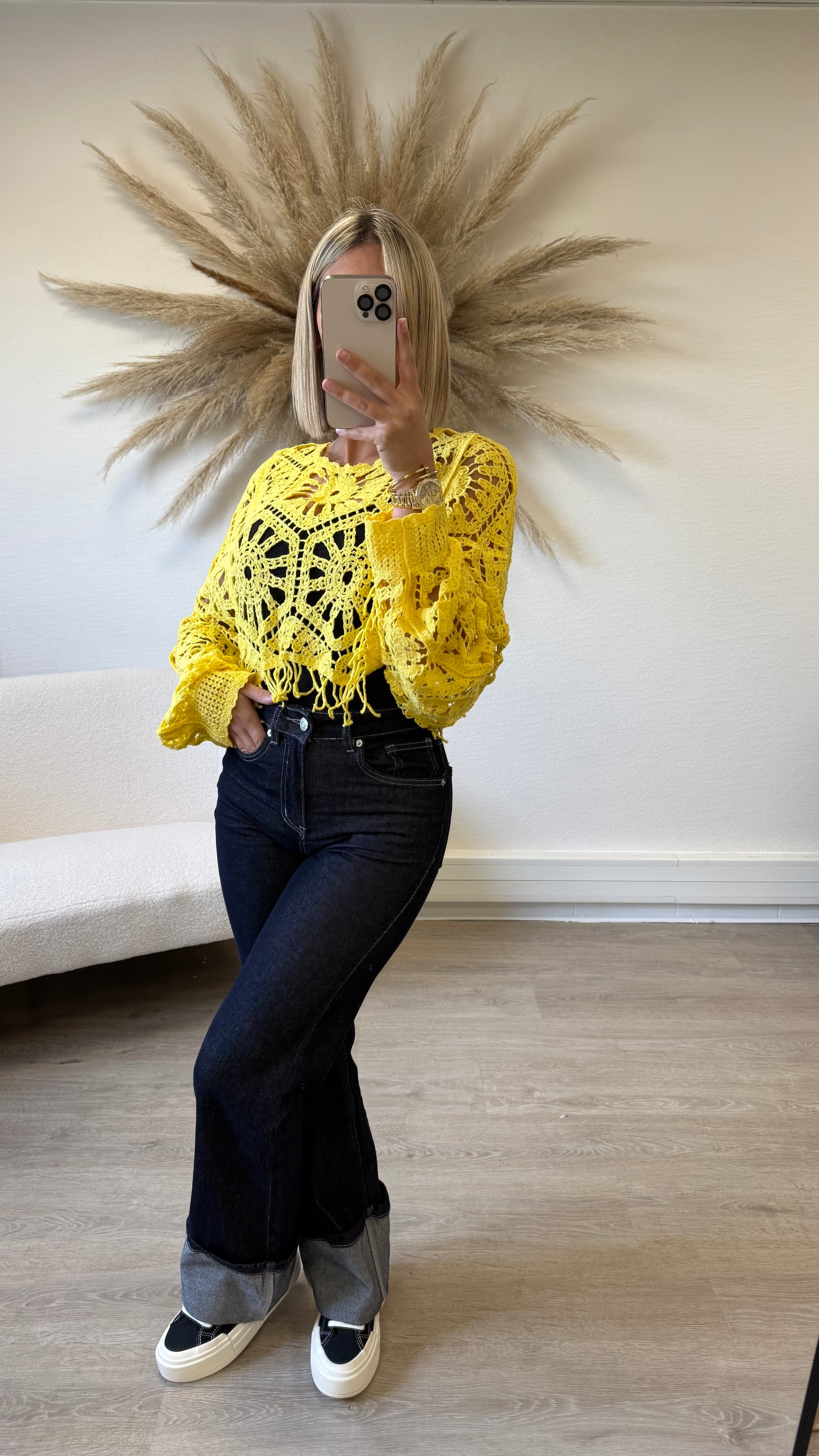 Poncho jaune