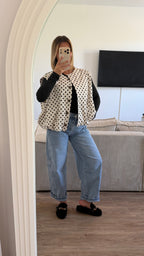Veste sans manche à pois