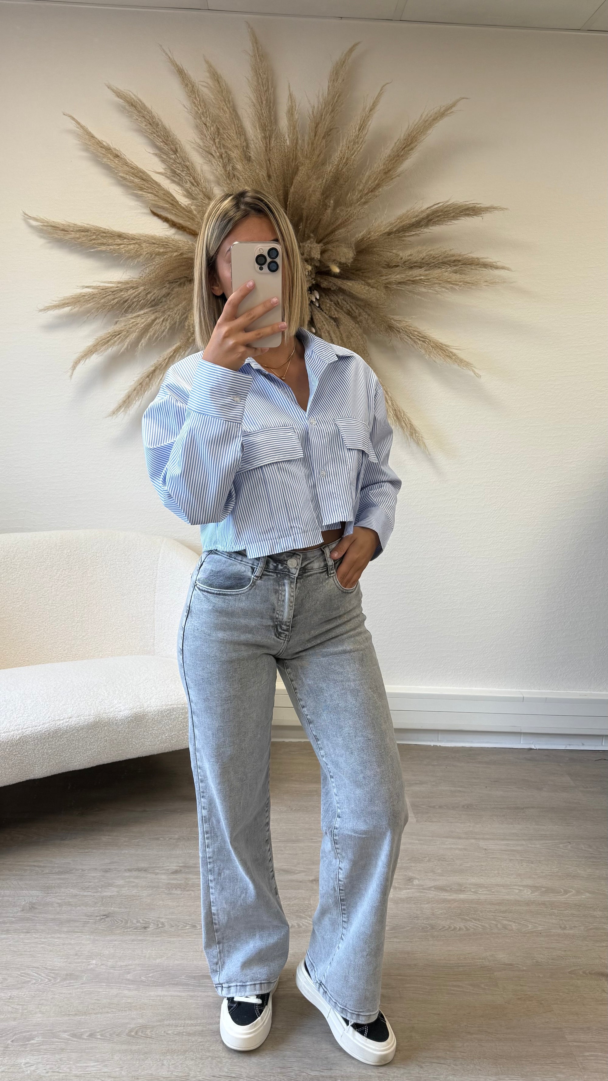 Chemise bleu