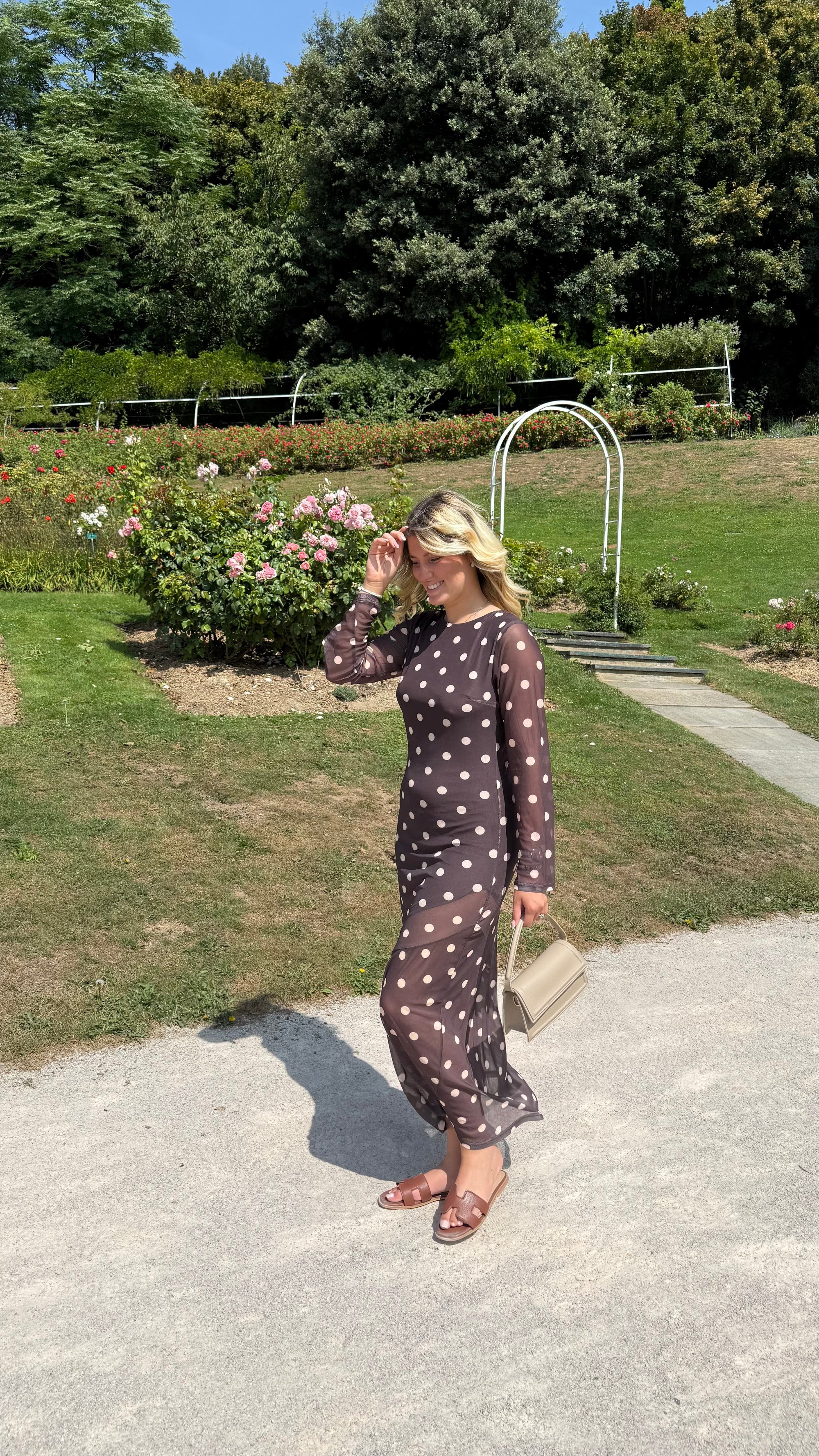 Robe à pois