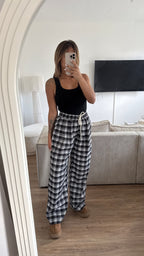 Pantalon Lisou noir blanc