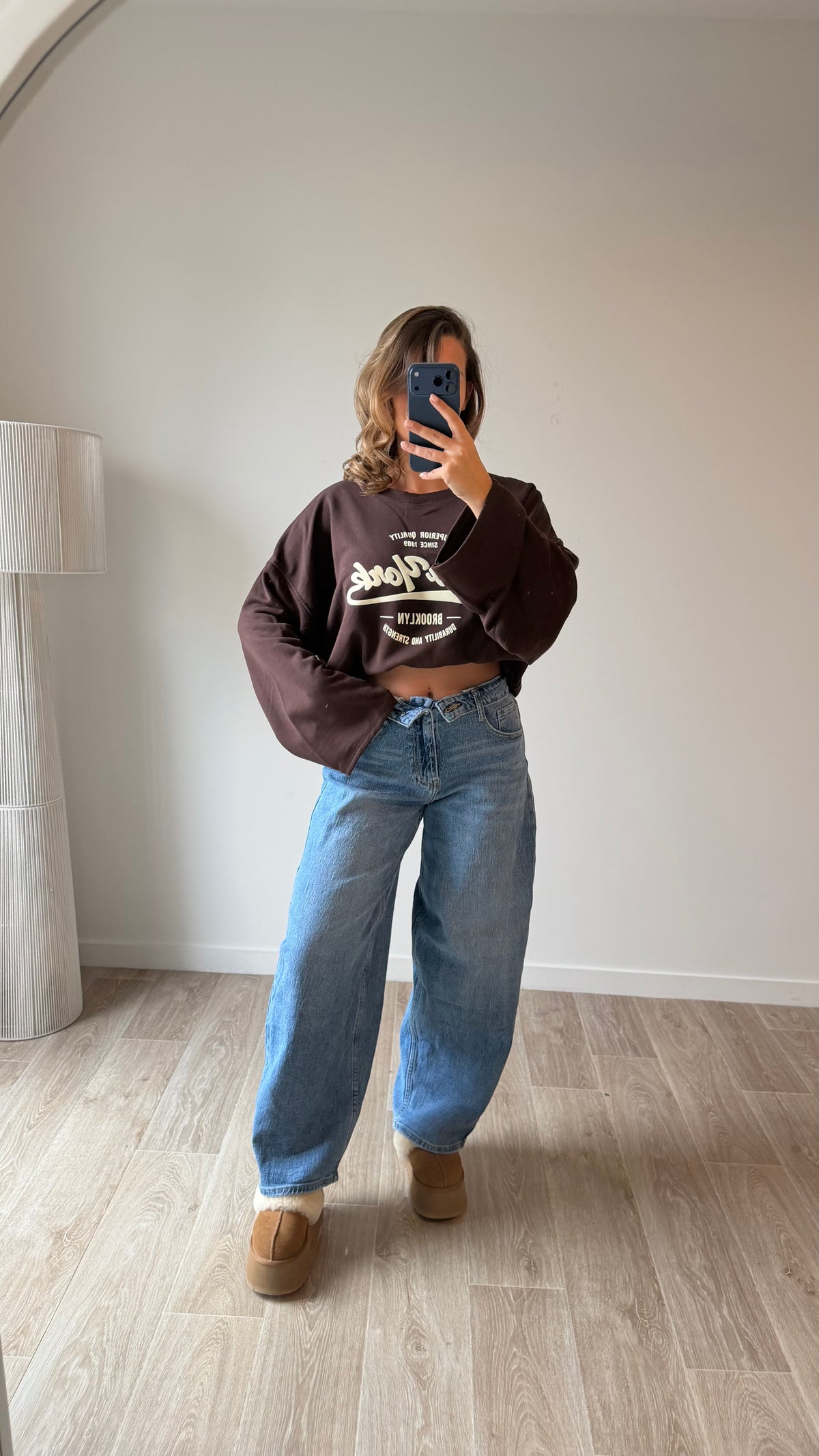 Haut New York marron