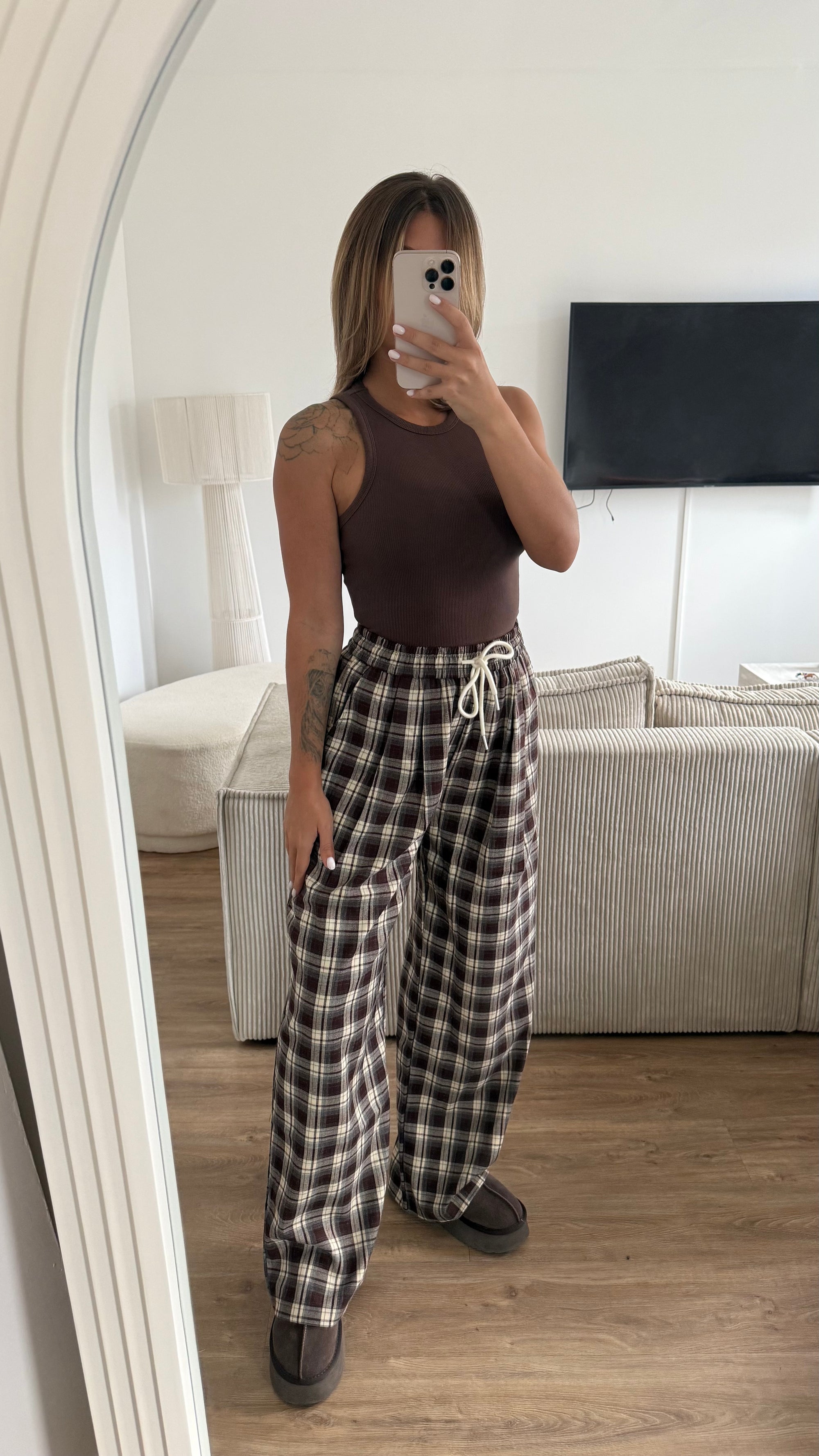 Pantalon Lisou marron