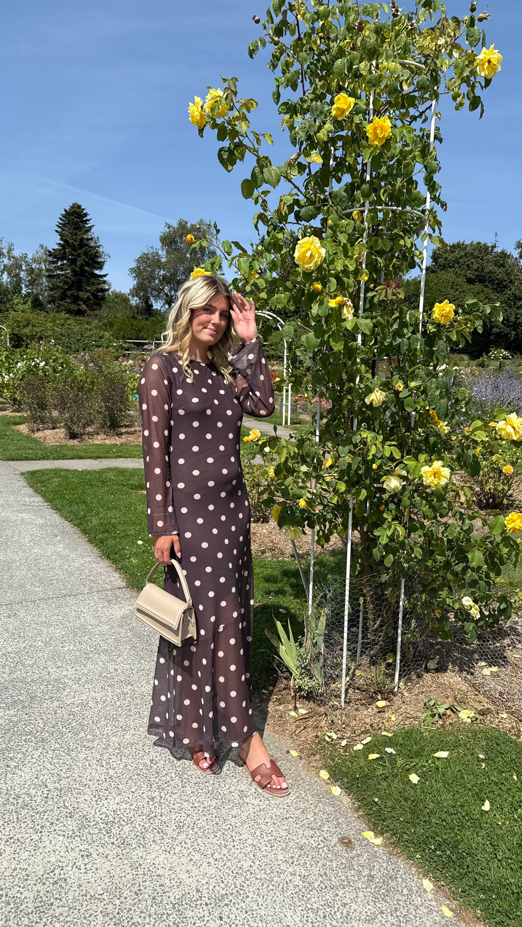 Robe à pois