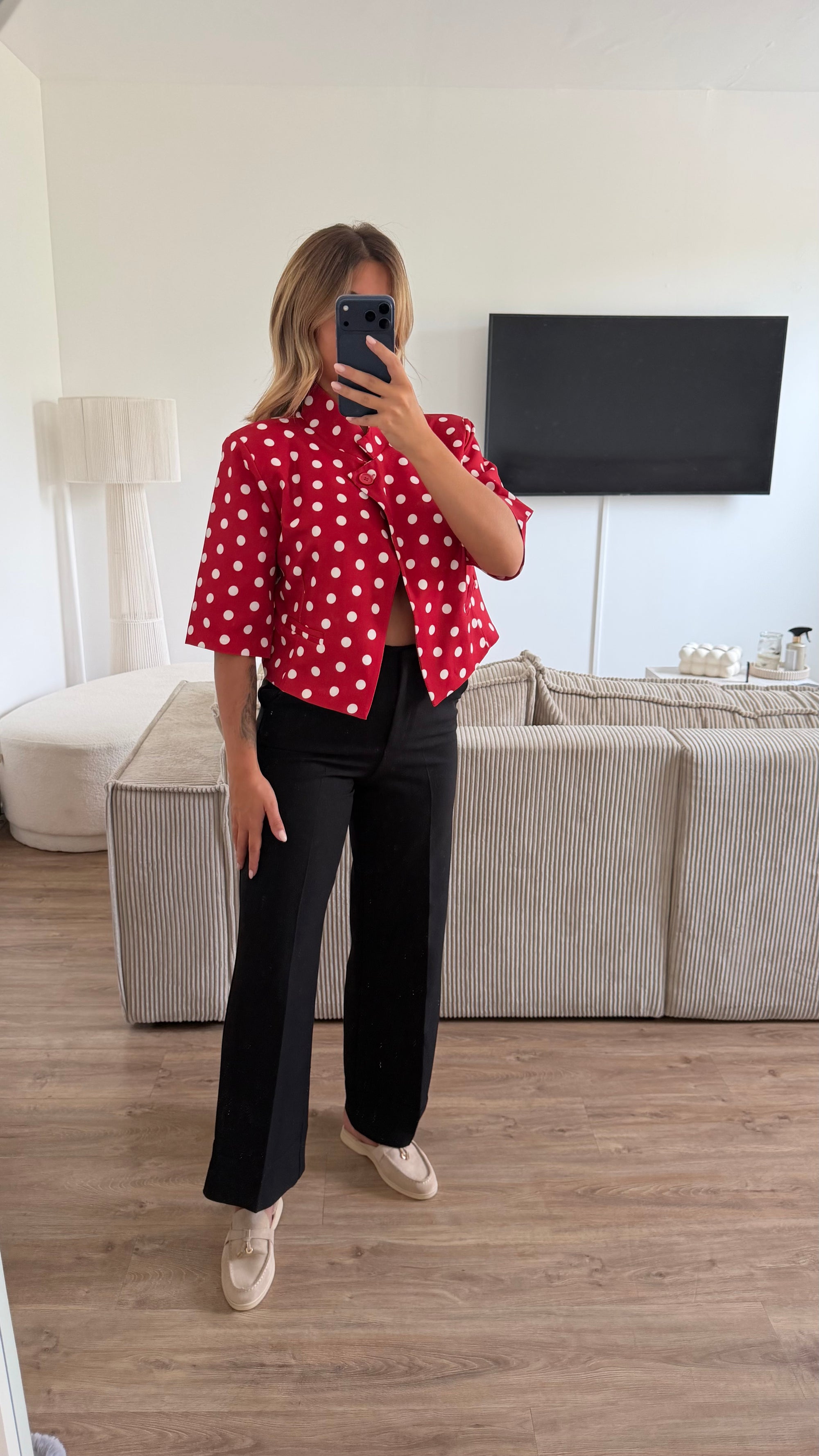 Veste pois rouge