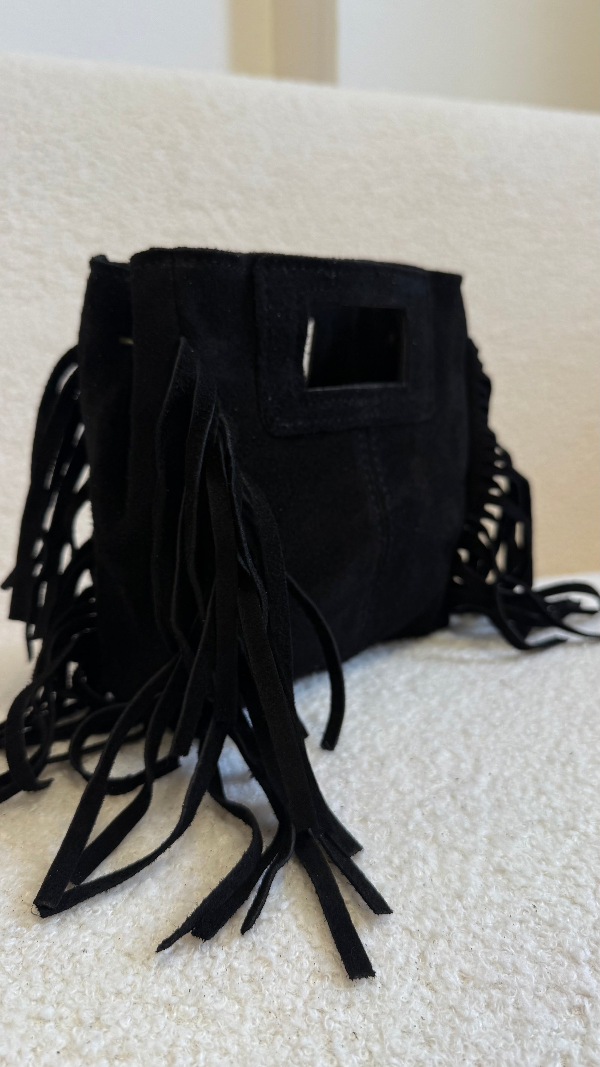 Sac à frange noir