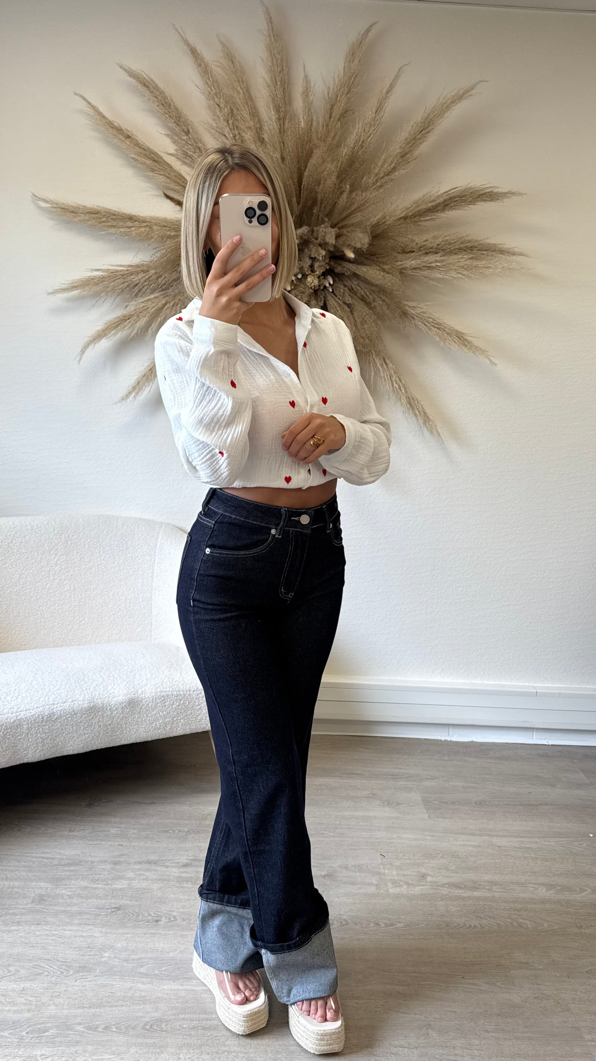 Chemise cœur