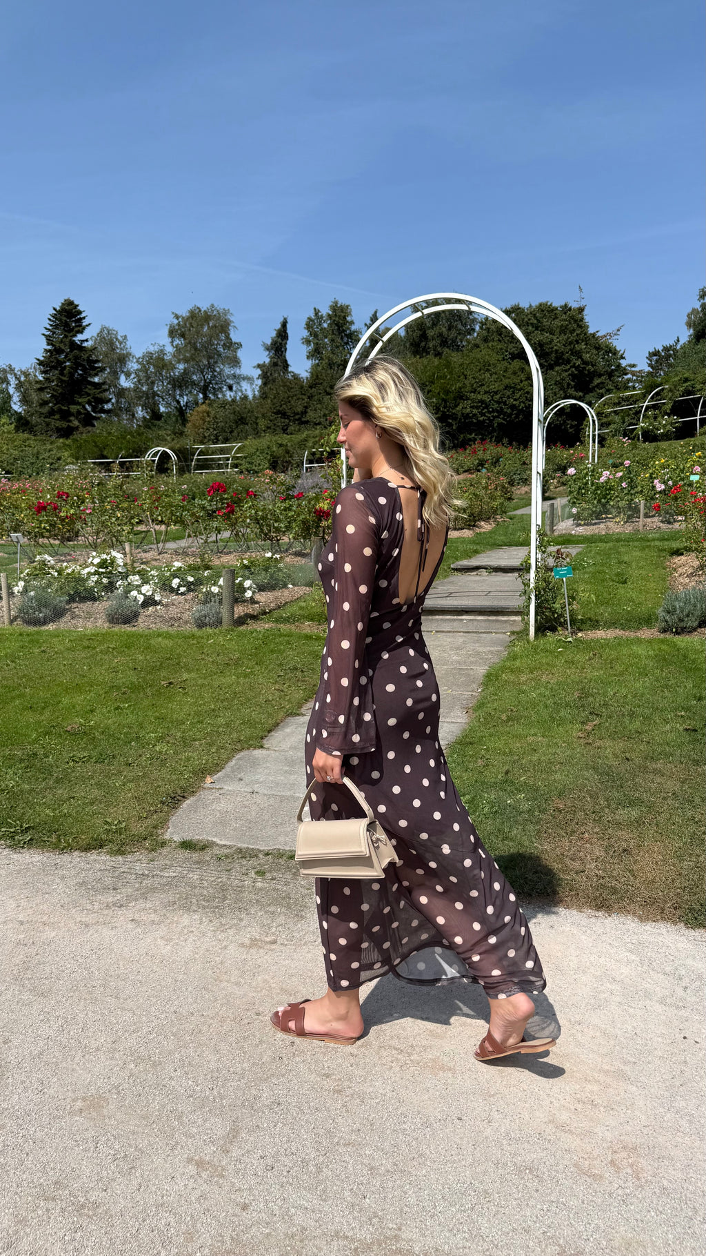 Robe à pois
