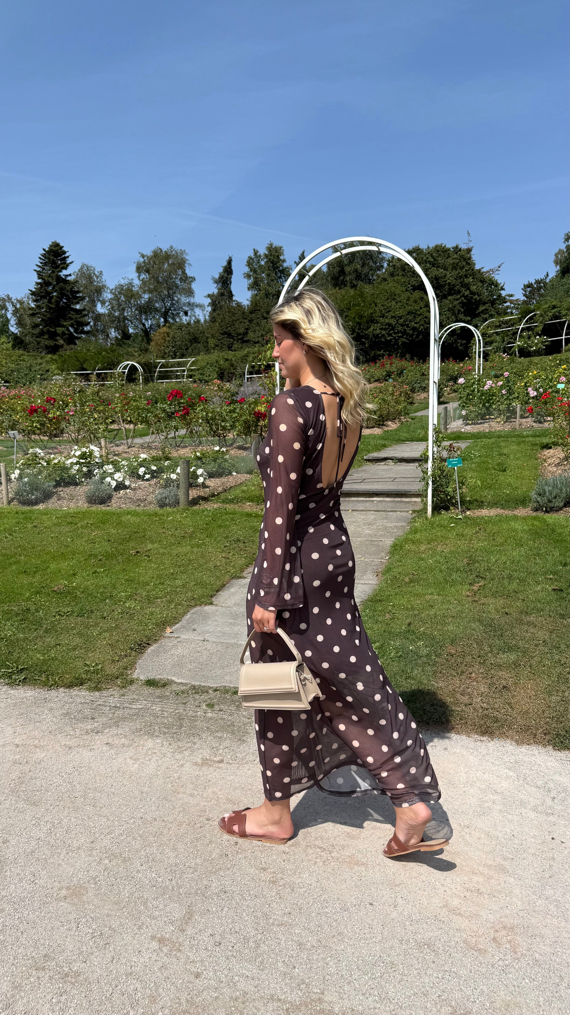 Robe à pois