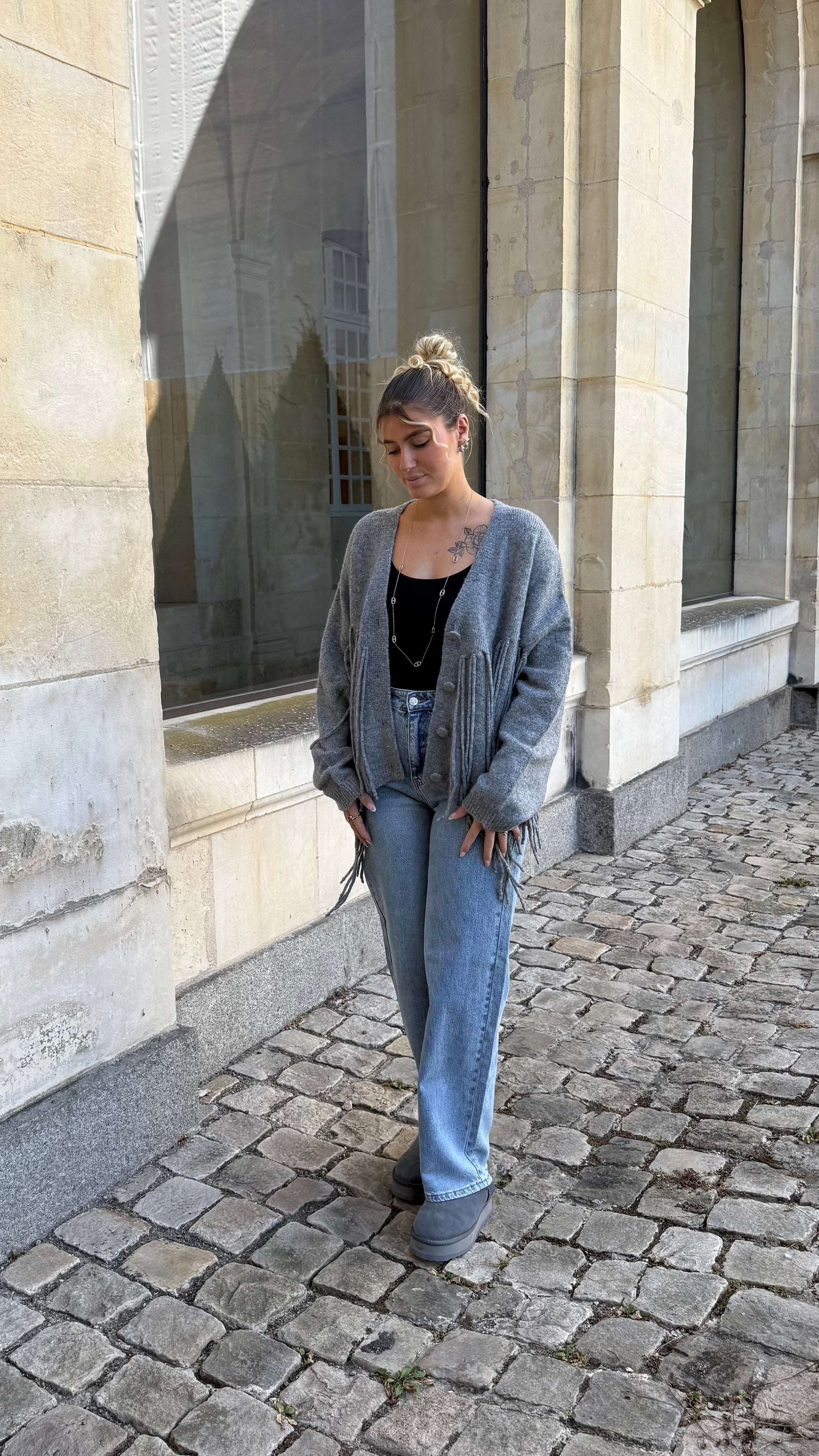 Gilet Paola gris