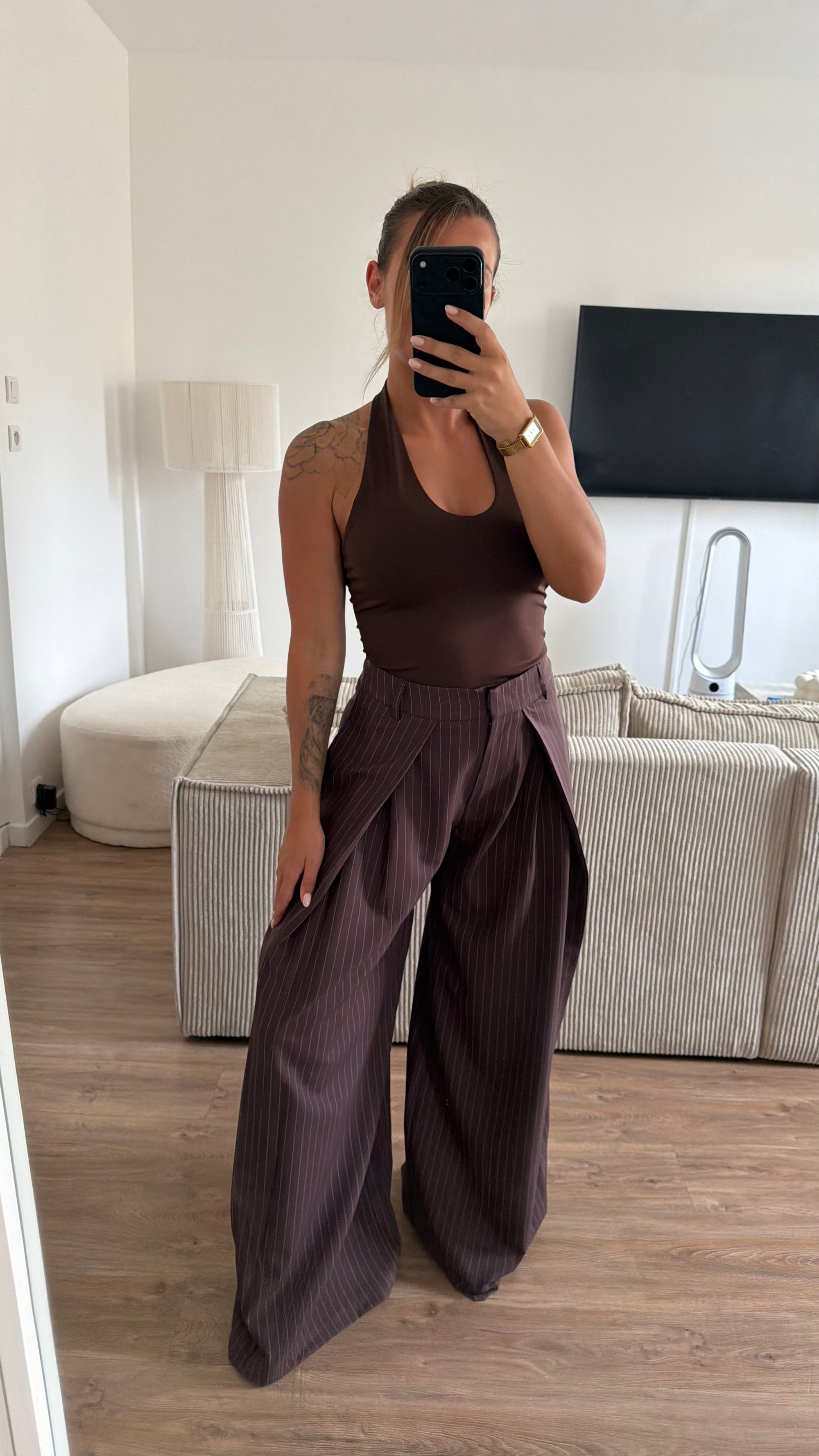 Top alison marron