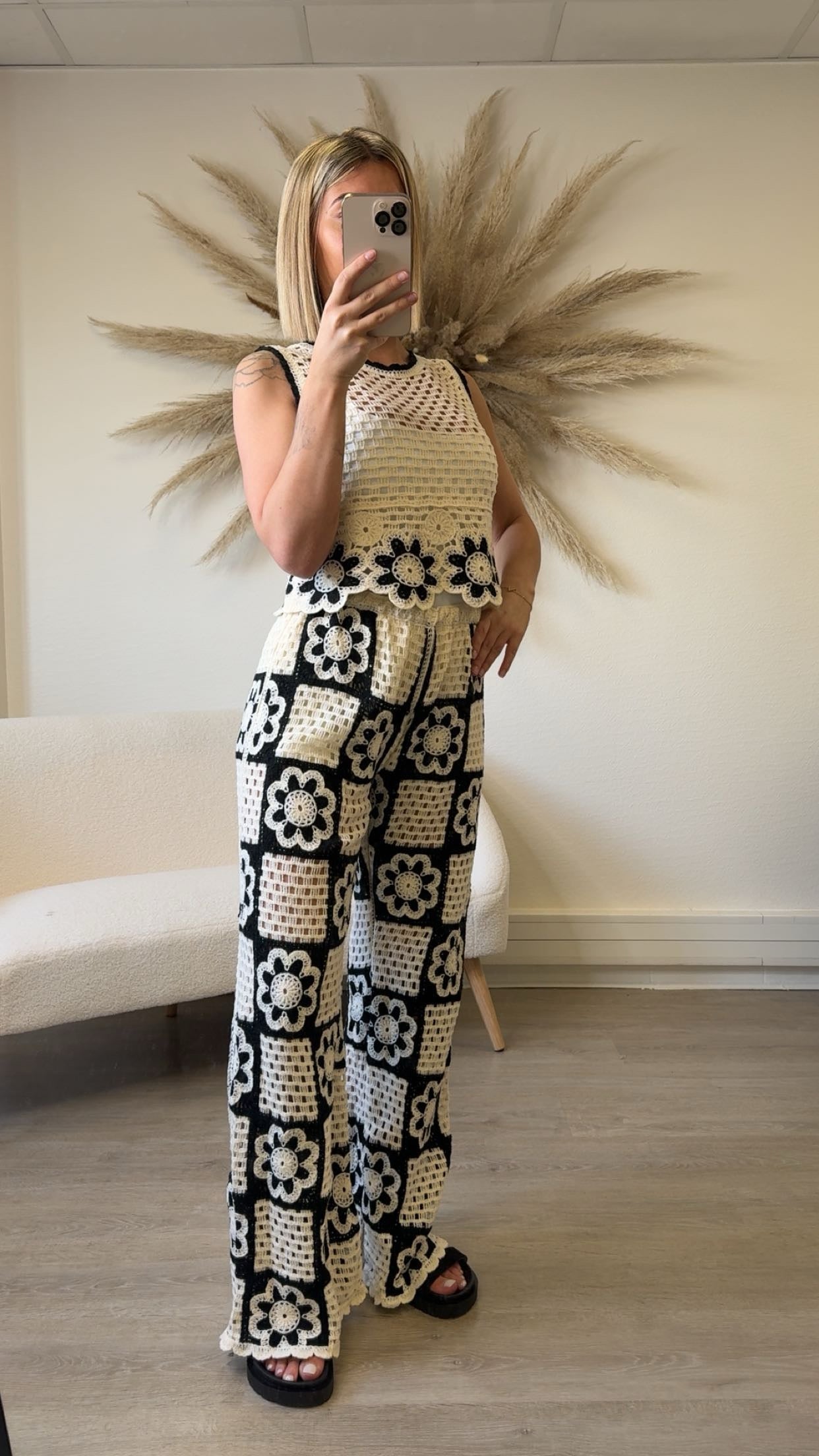 Ensemble crochet noir