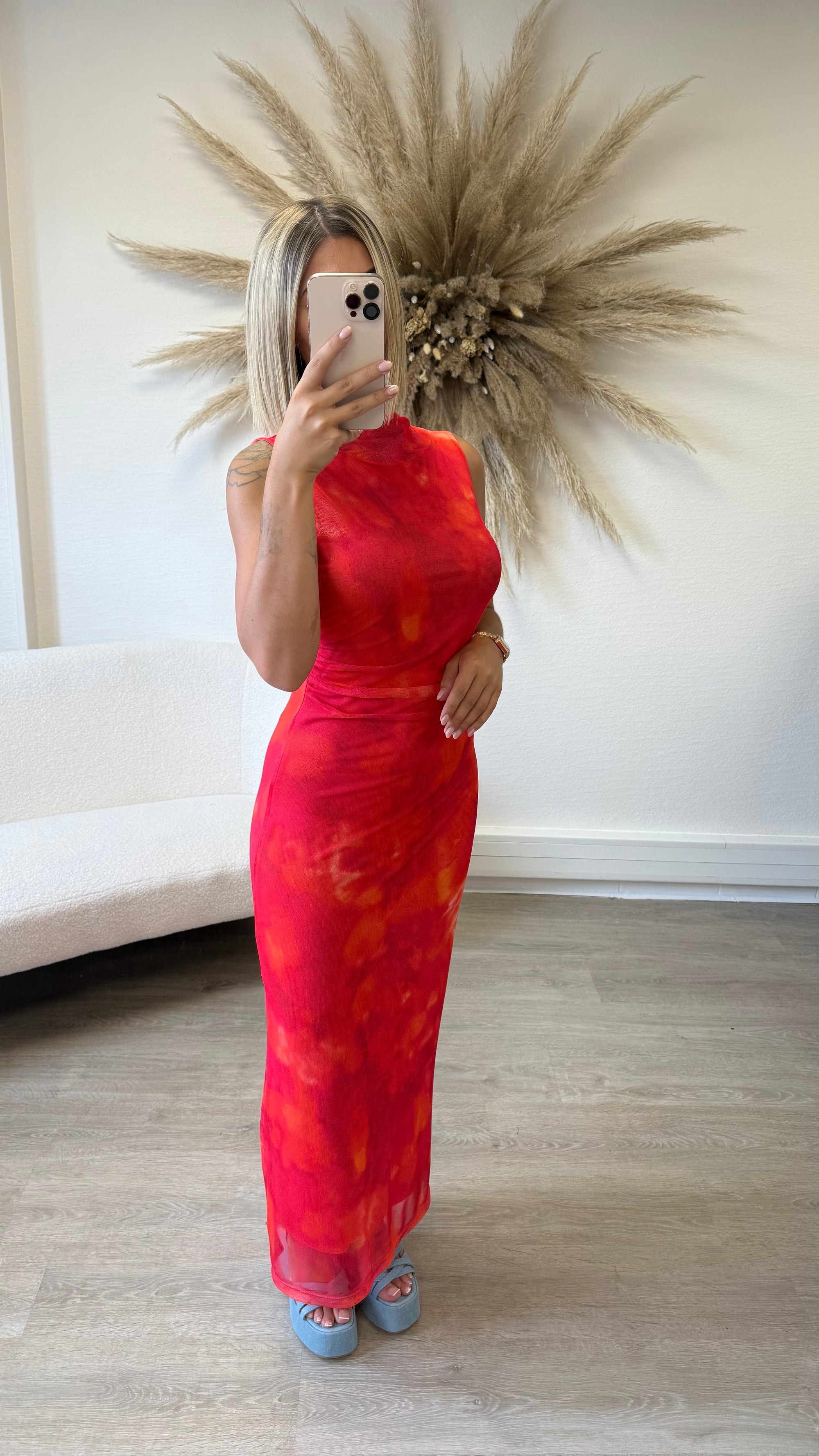 Robe rose