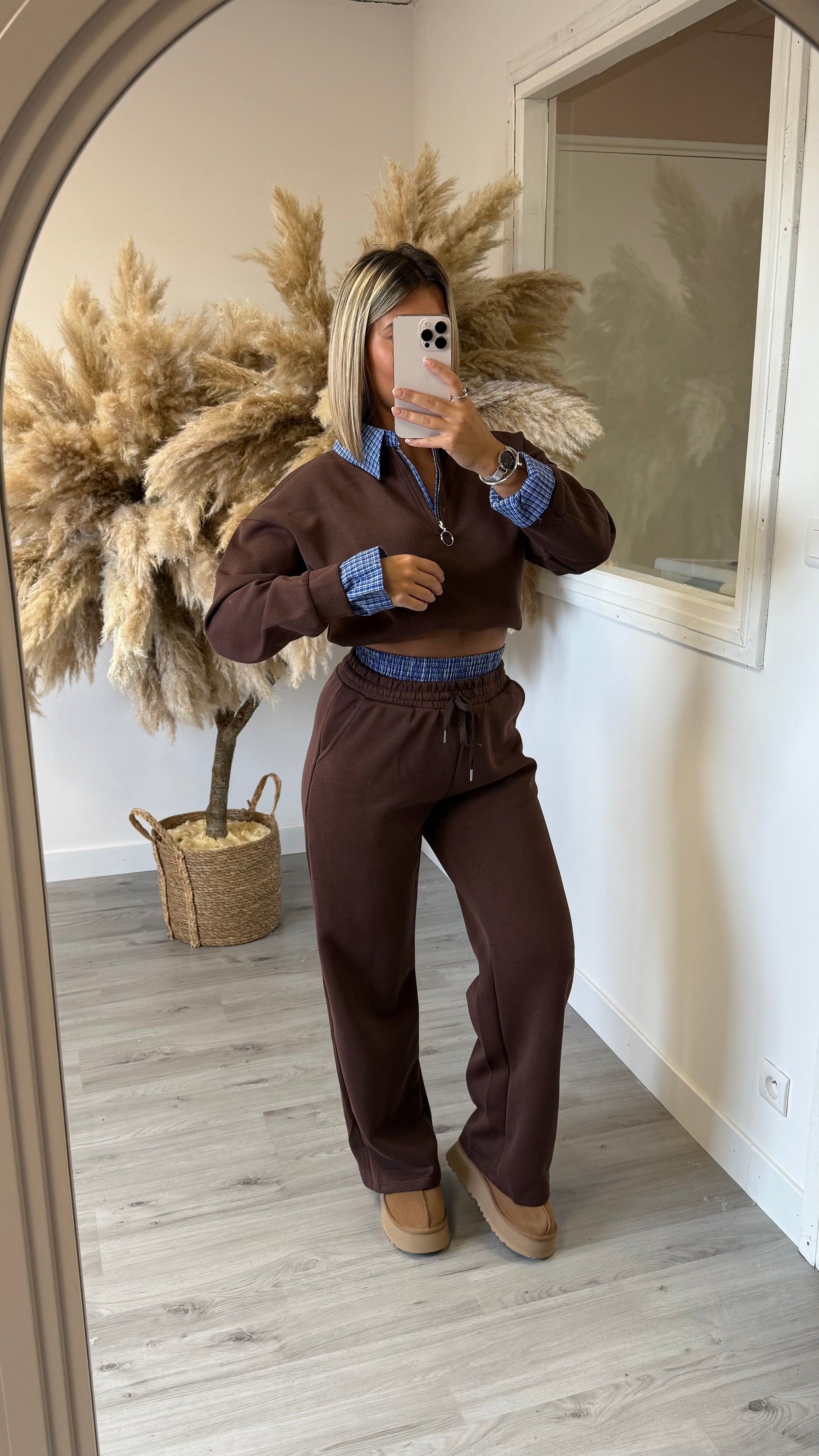 Ensemble Nour marron