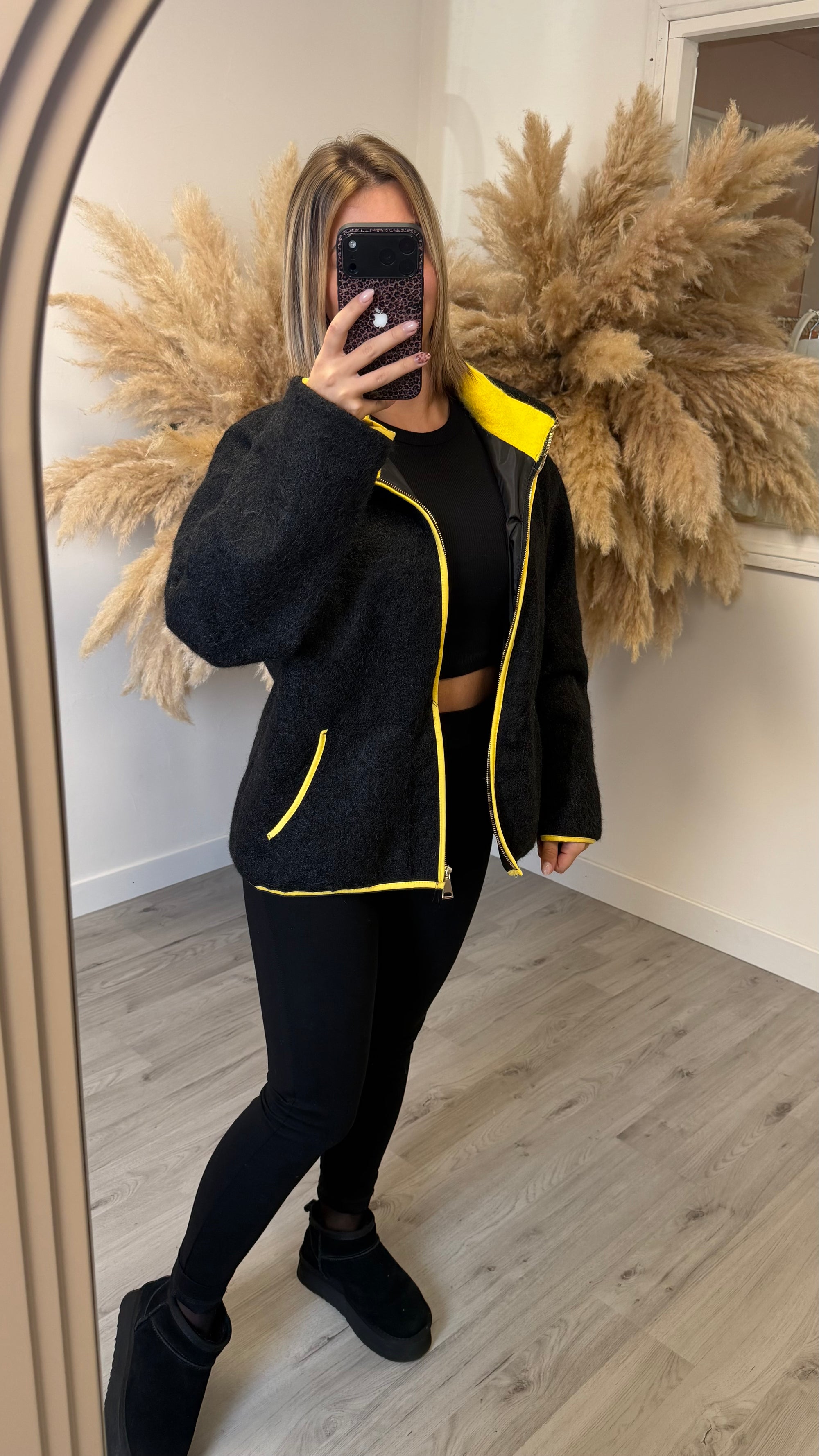 Veste inspi Zaza noir