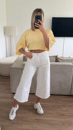 T shirt cassie jaune