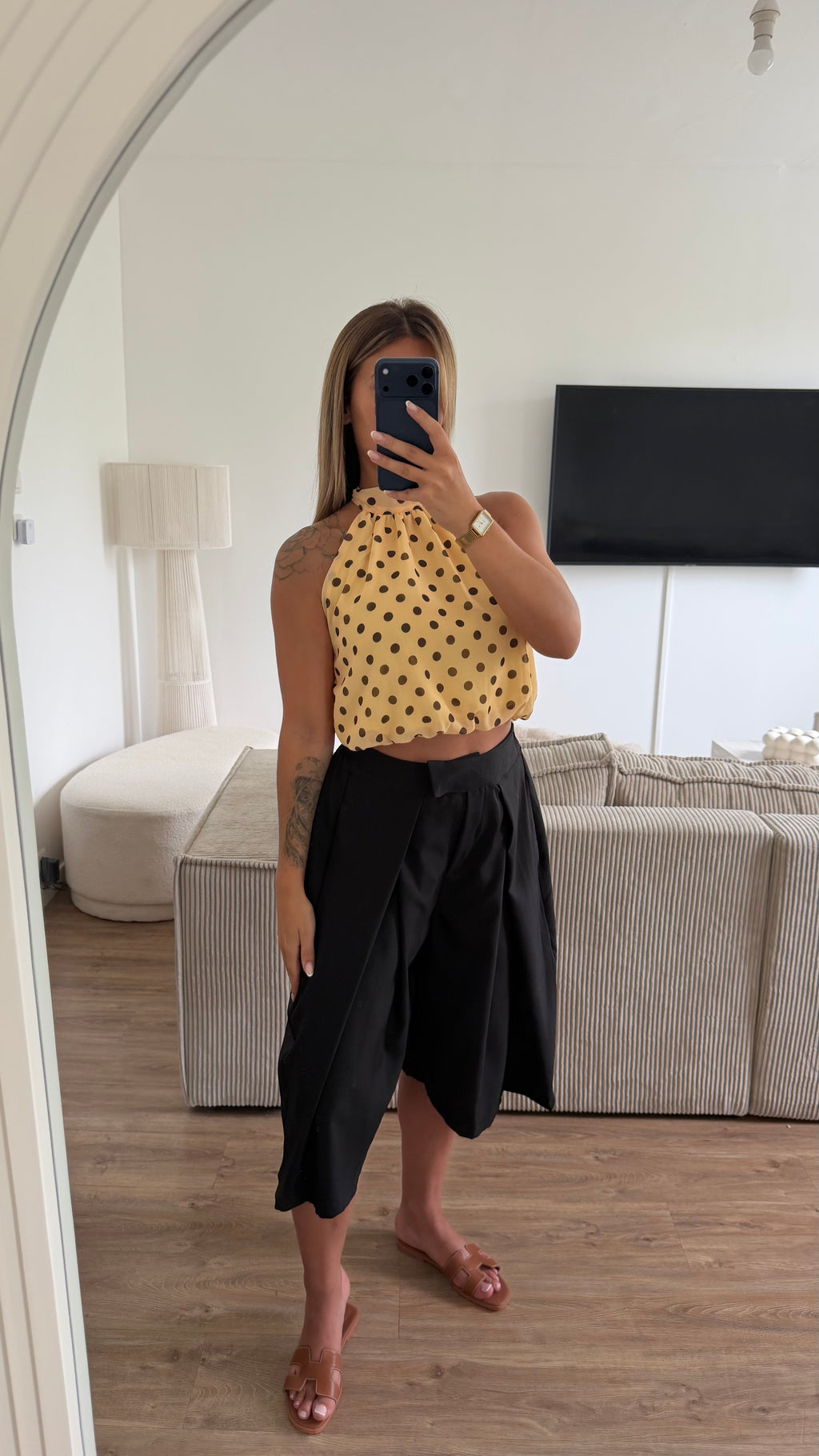 Top pois jaune