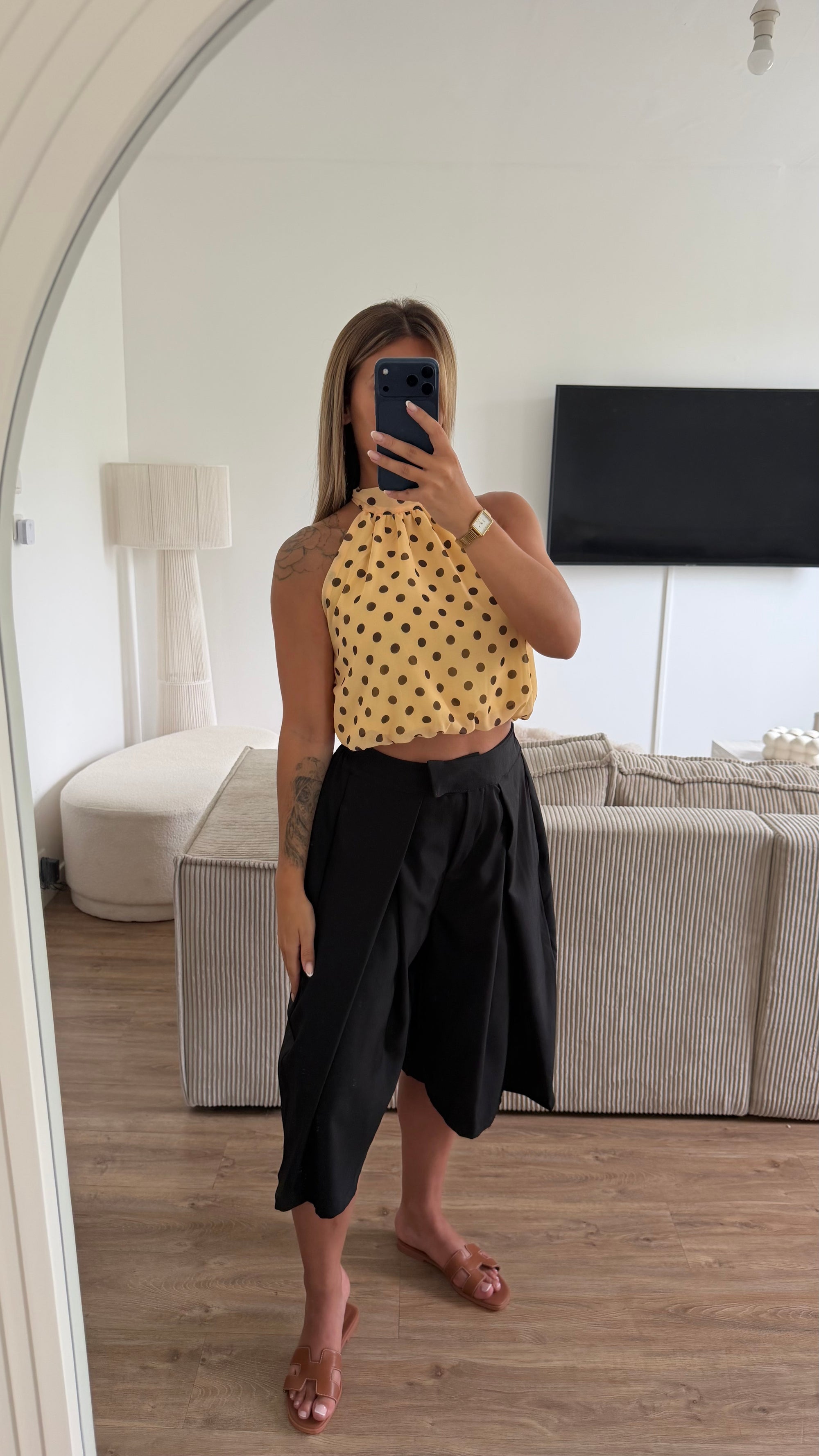 Top pois jaune