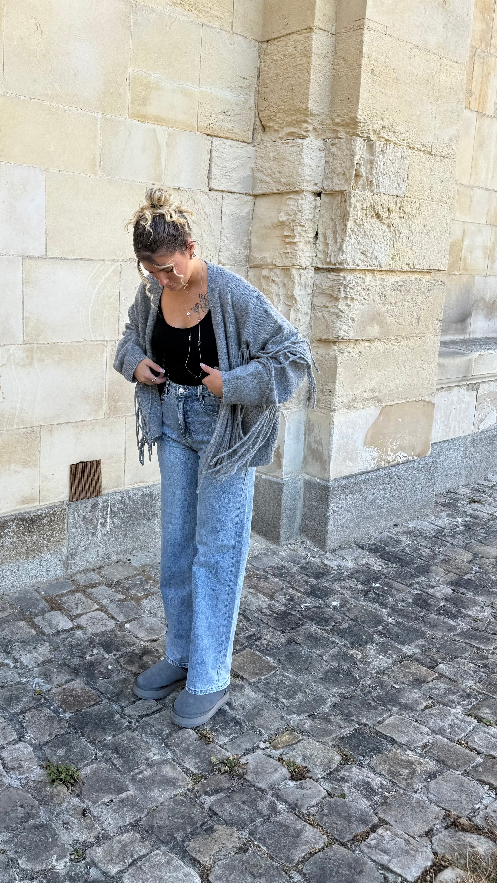 Gilet Paola gris