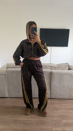 Ensemble léopard jaune