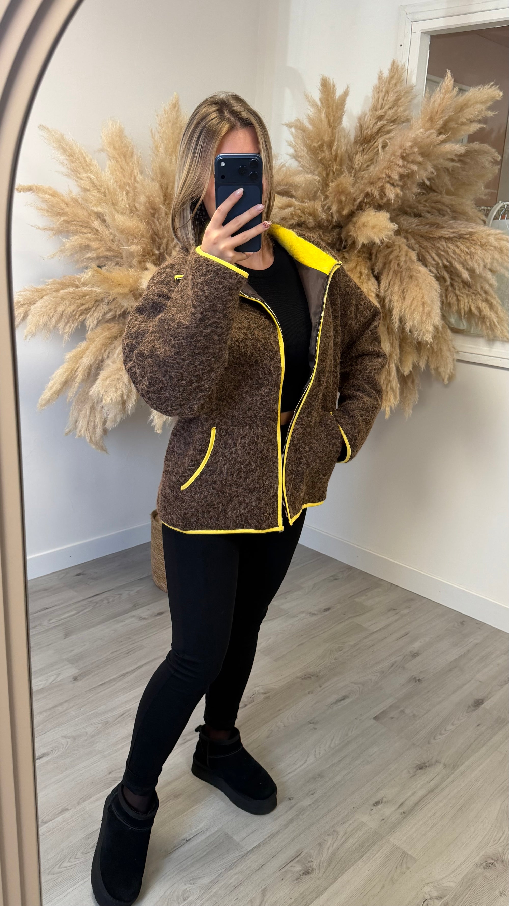 Veste inspi zaza marron