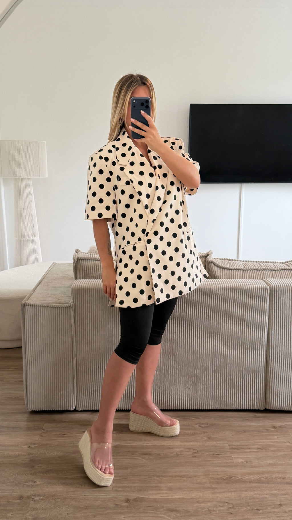 Blazer à pois