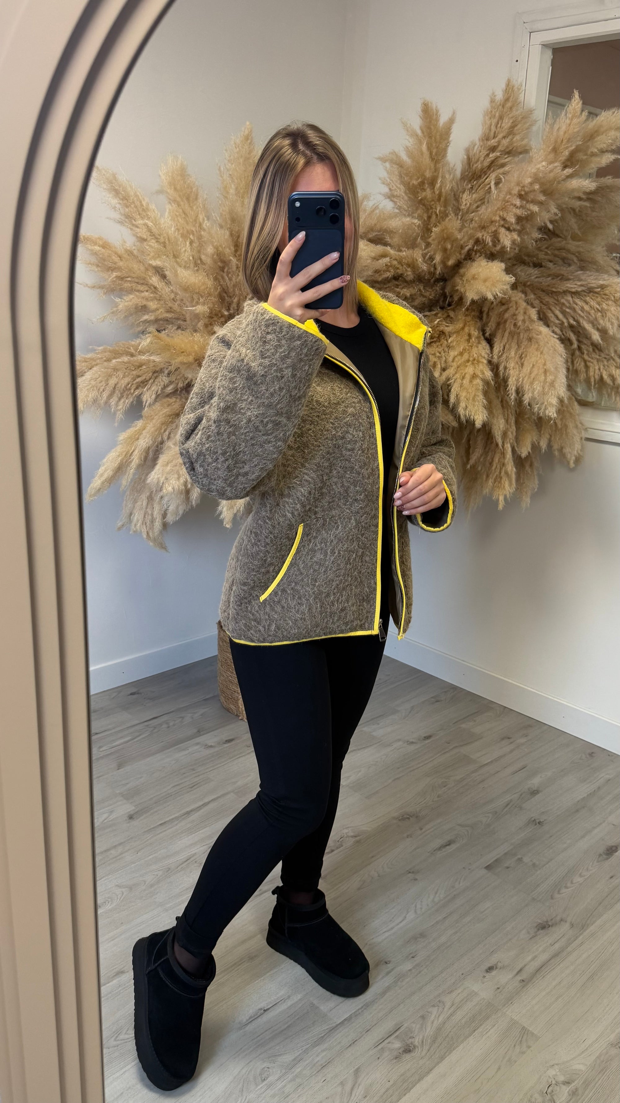 Veste inspi zaza taupe