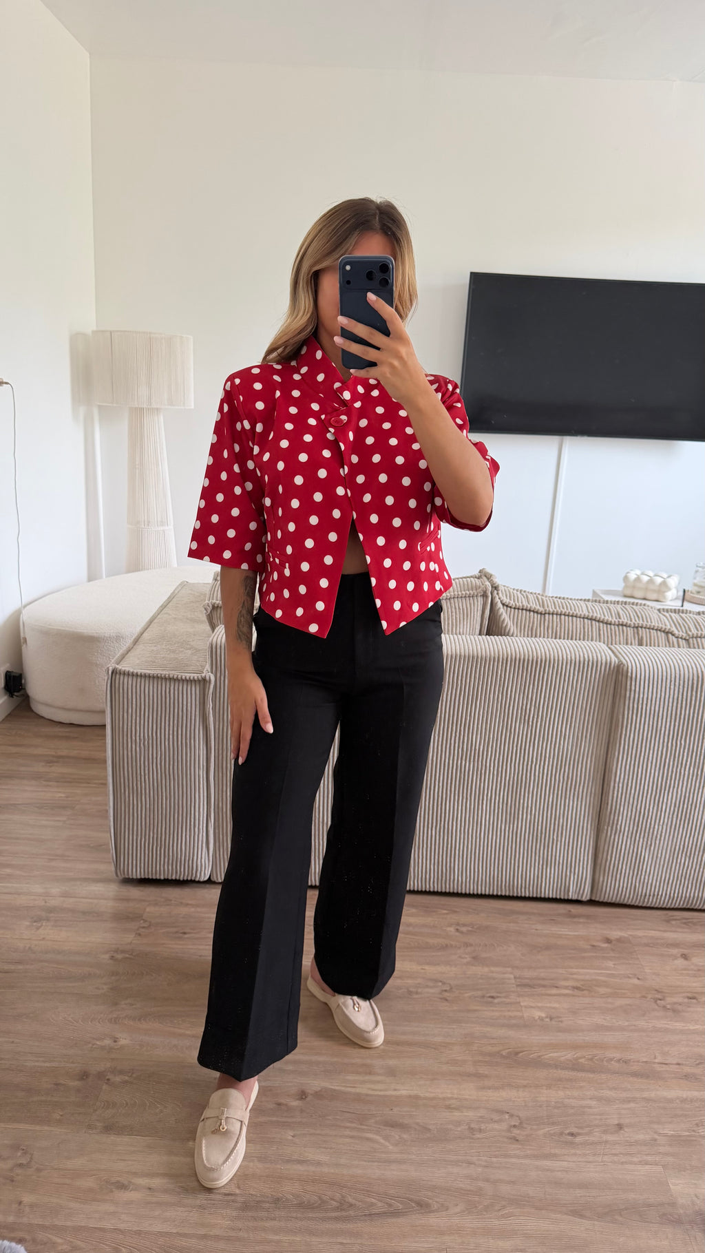 Veste pois rouge