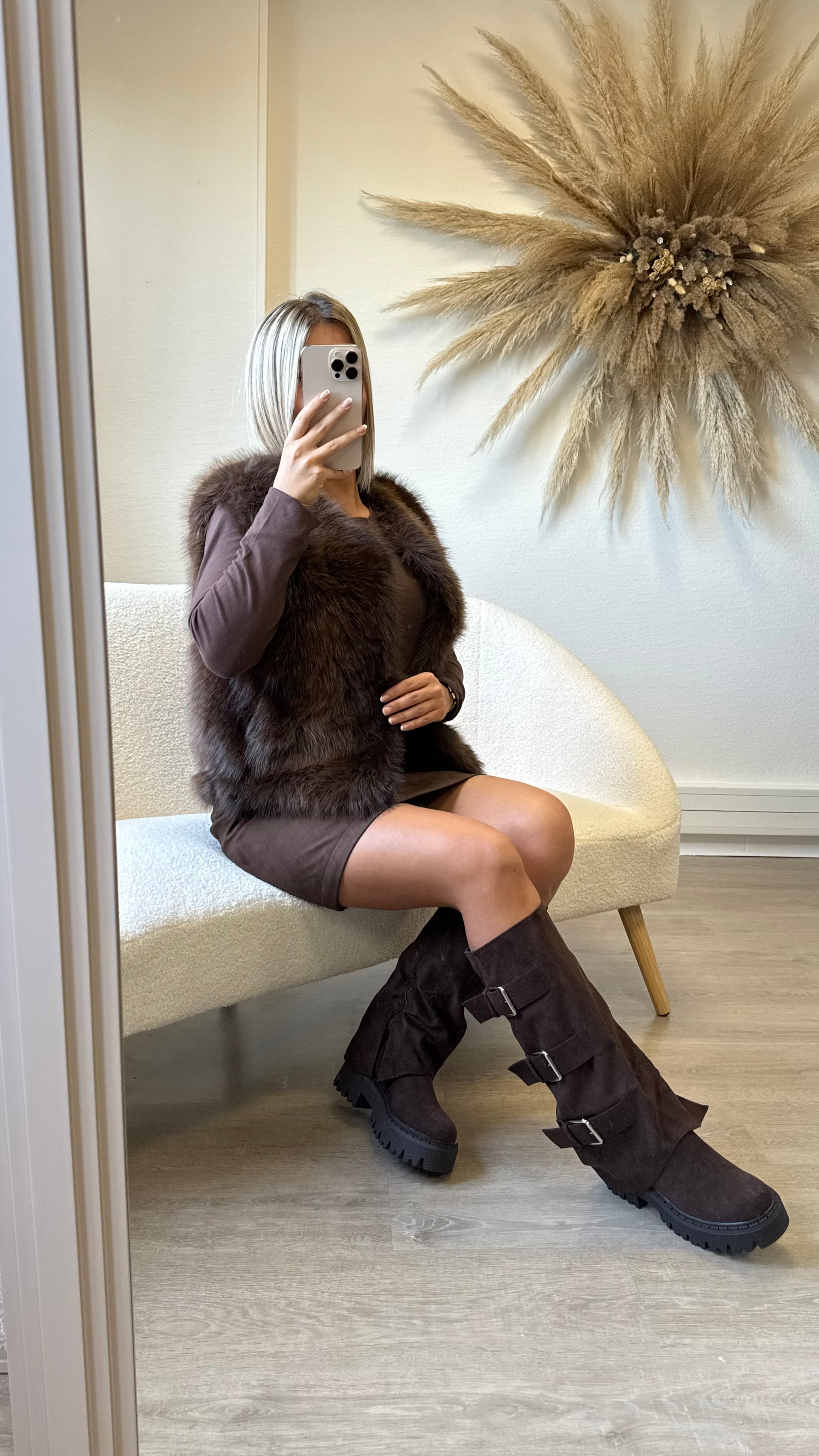 Fourrure Nina choco