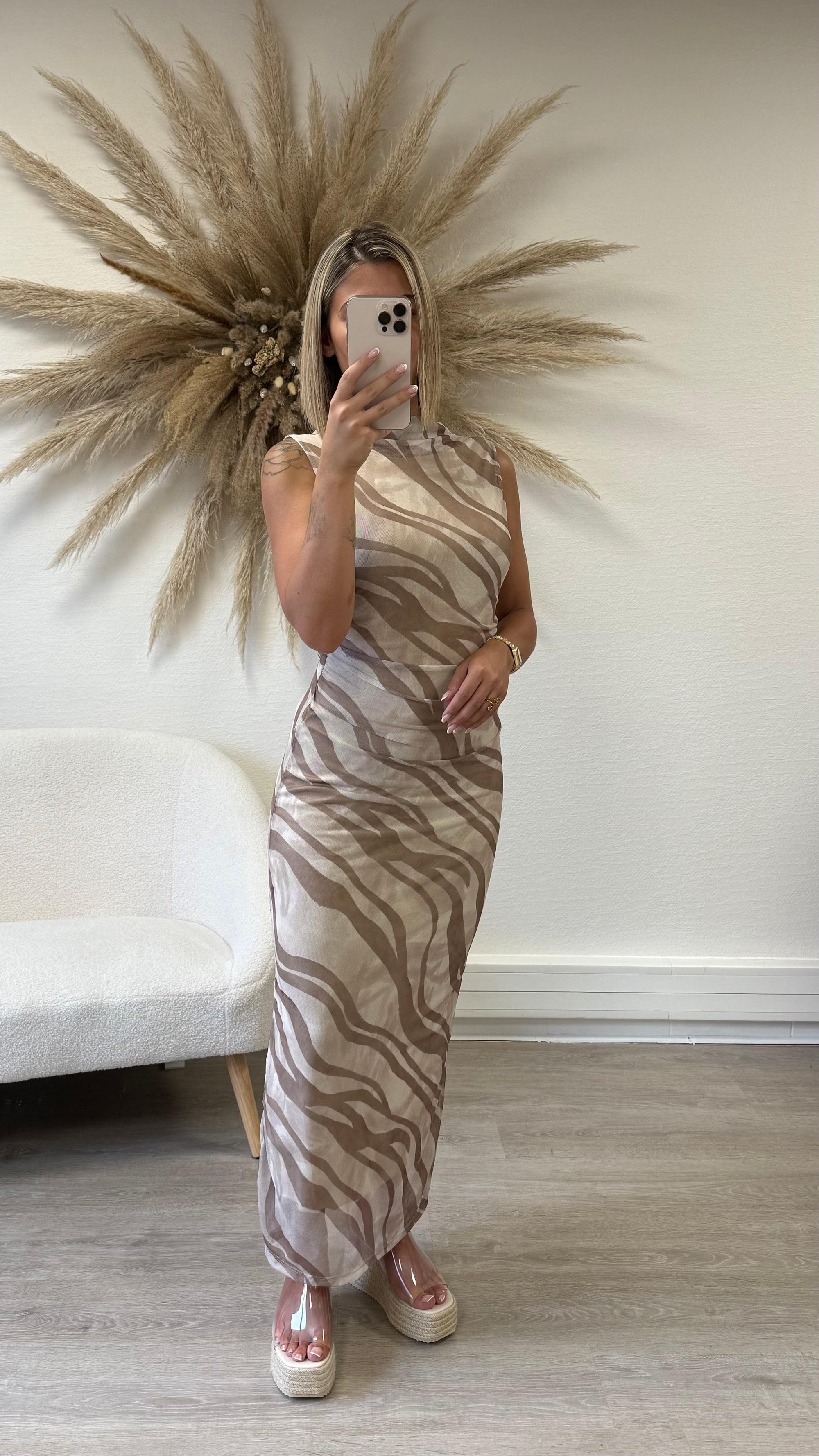 Robe beige