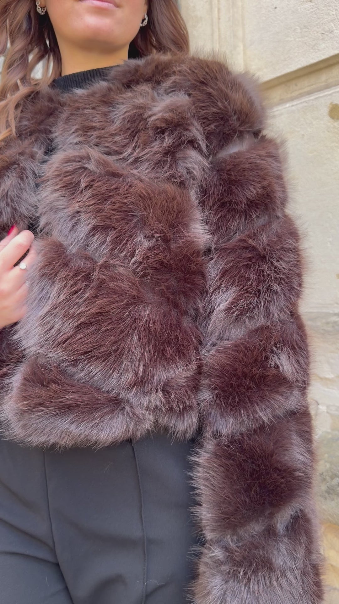 Fourrure Lia choco